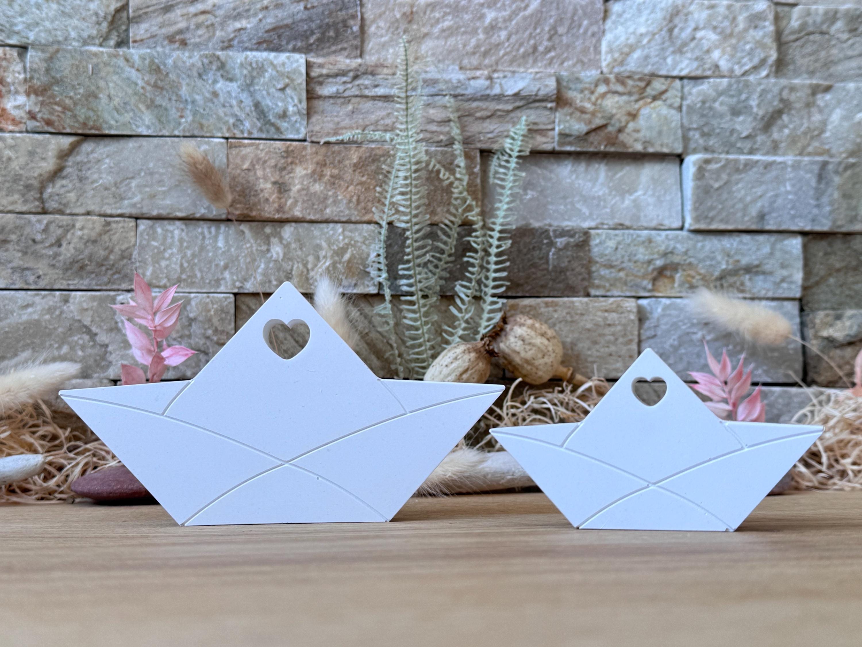 Silikon - Gießform - Papierboot -