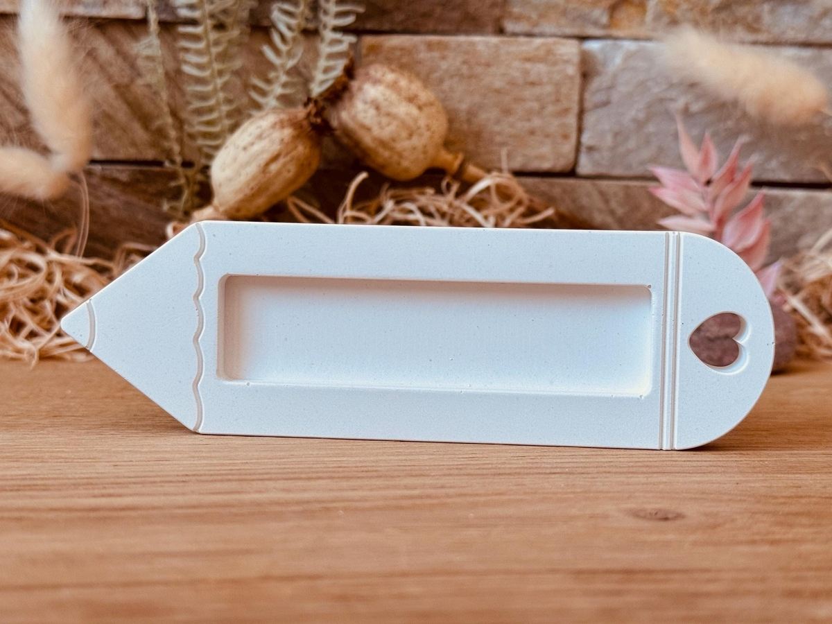 Silikon Gießform Stift als Schokoladenriegelhalter Schulanfang – Ansicht 5