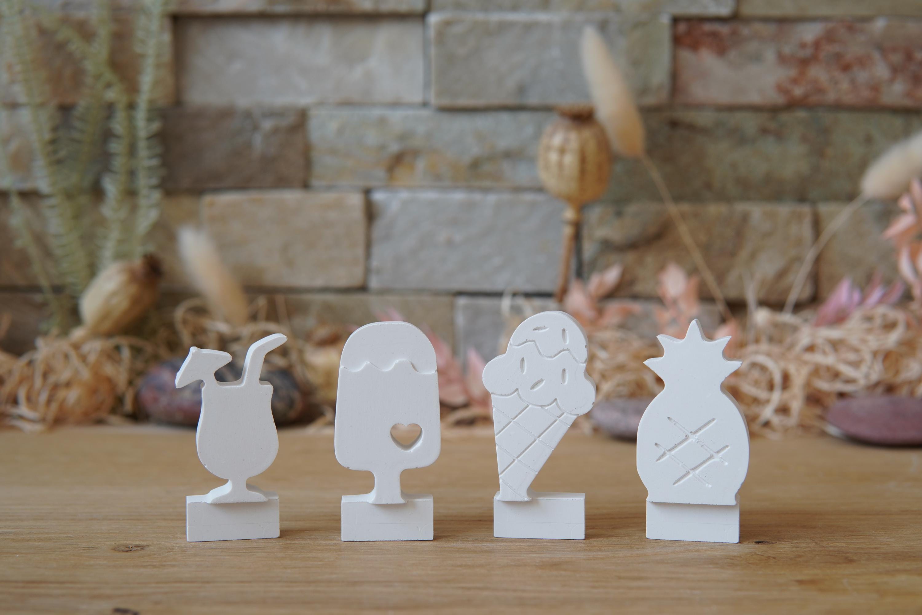 Silikon - Gießform - Klötzchenhäuser - Sommerlaune - Klötzchen - Häuserkranz -