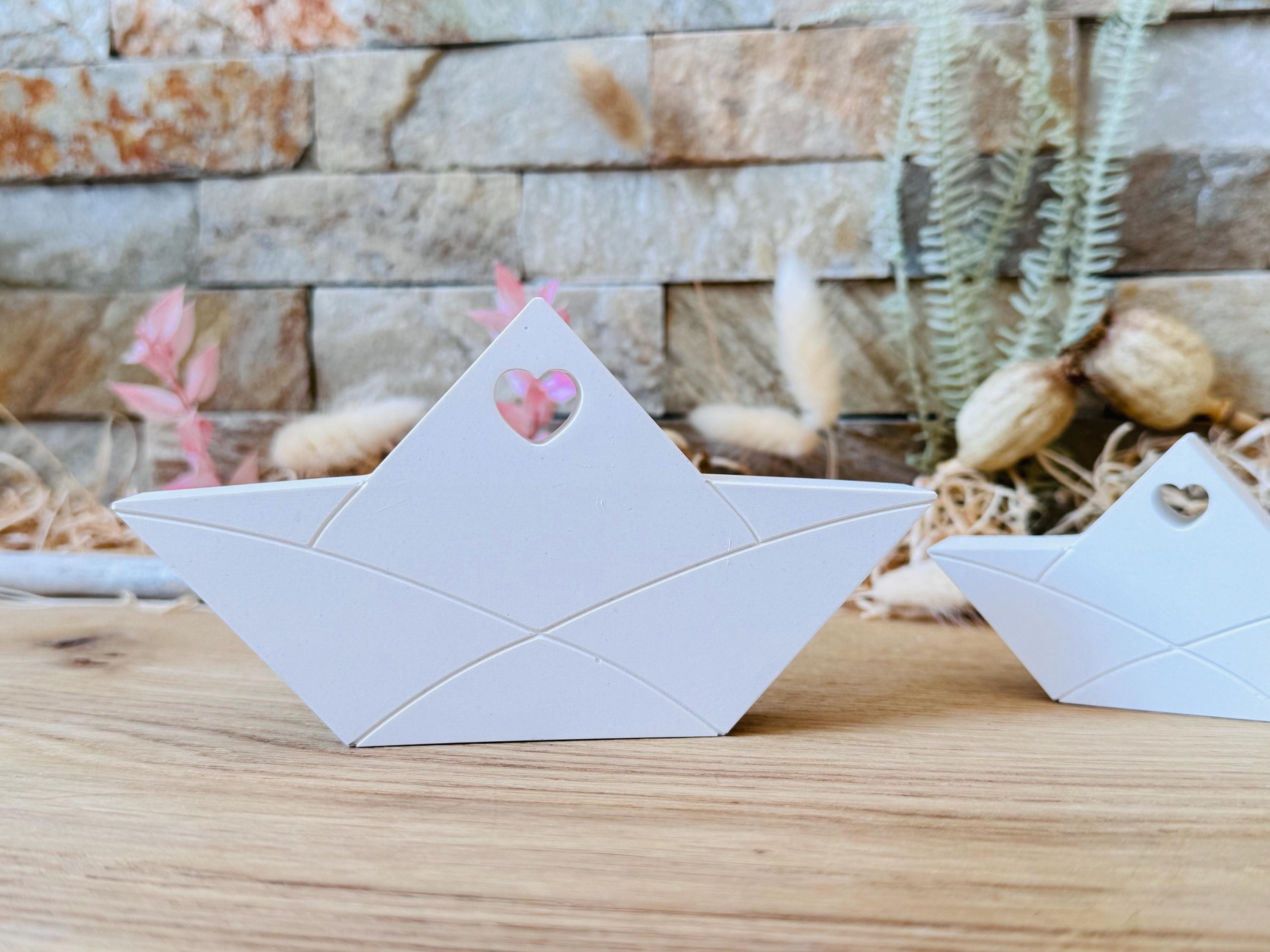 Silikon - Gießform - Papierboot -