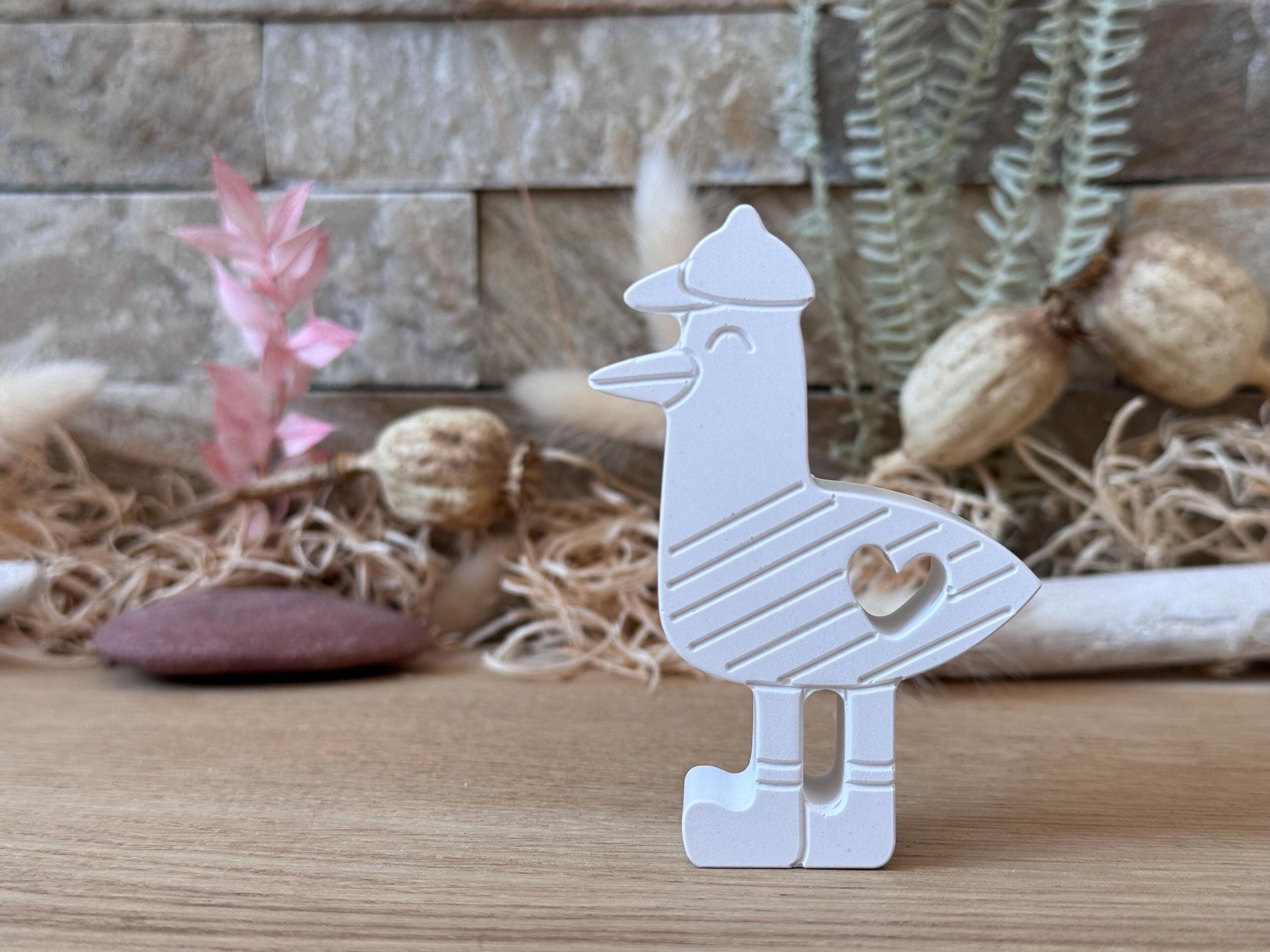 Silikon - Gießform - Möwe mit Mütze -