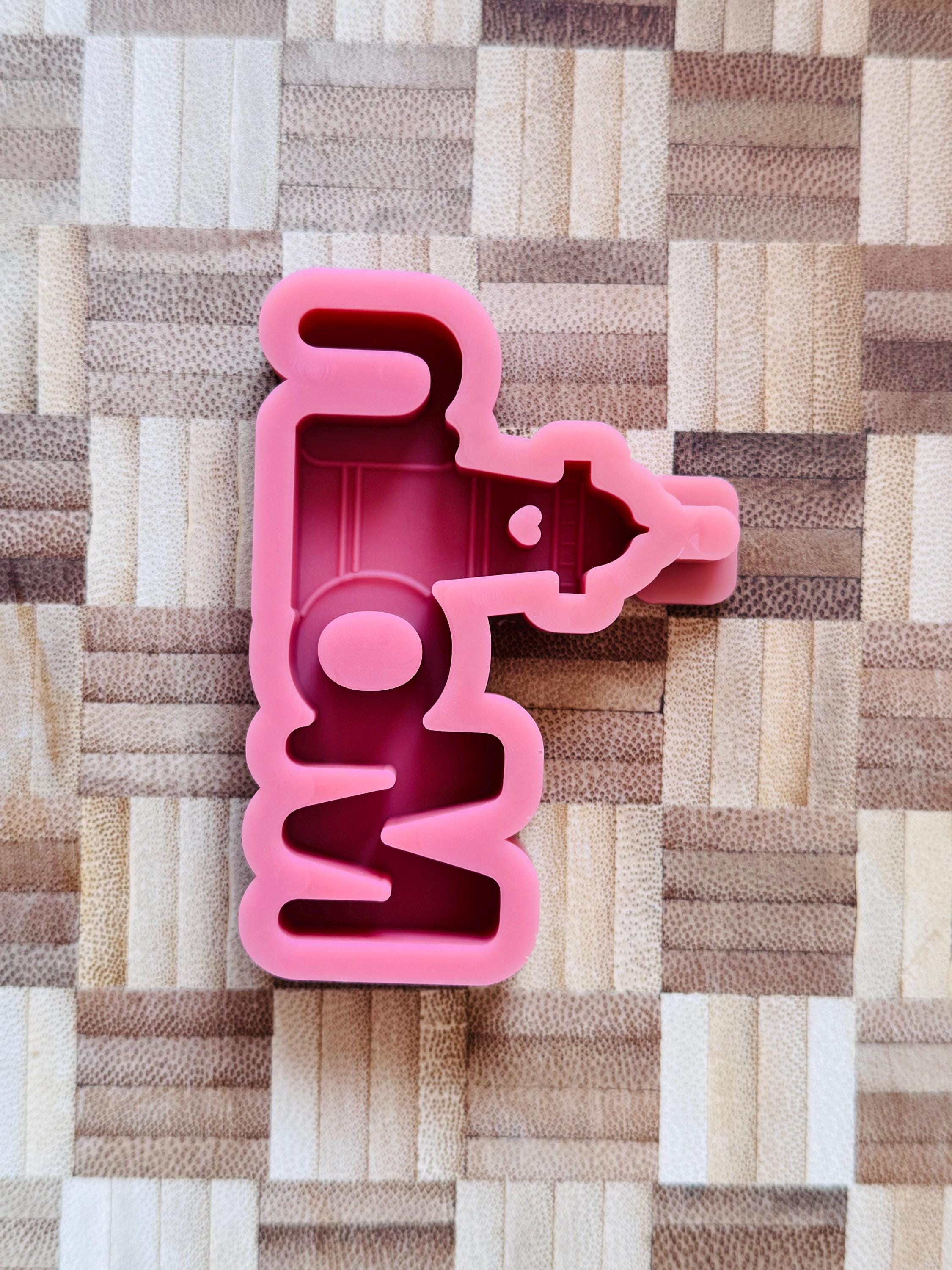 Silikon - Gießform - Moin Schriftzug -