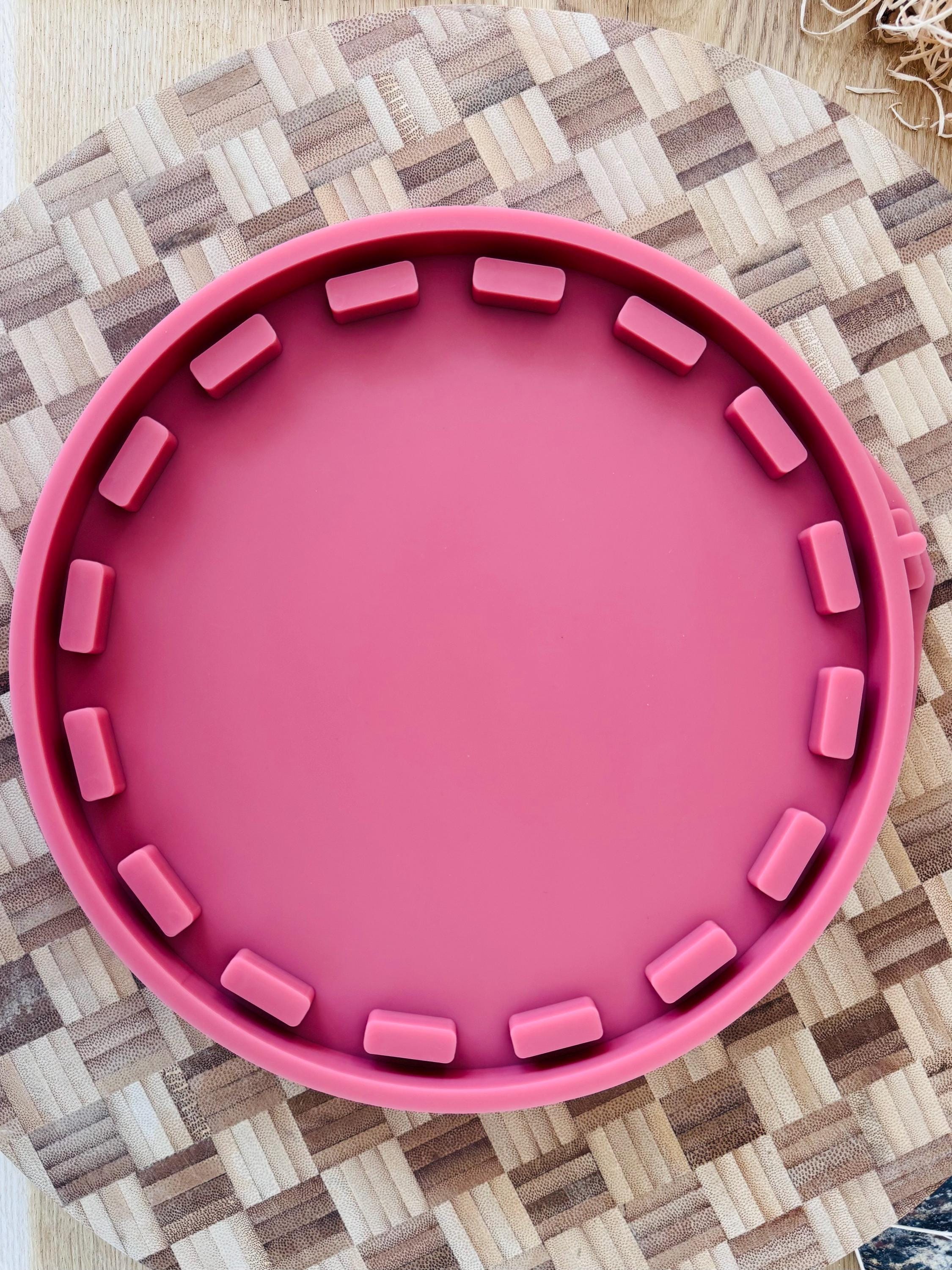 Silikon Gießform Klötzchenhäuser Grundplatte 22cm Klötzchen Häuserkranz – Ansicht 3