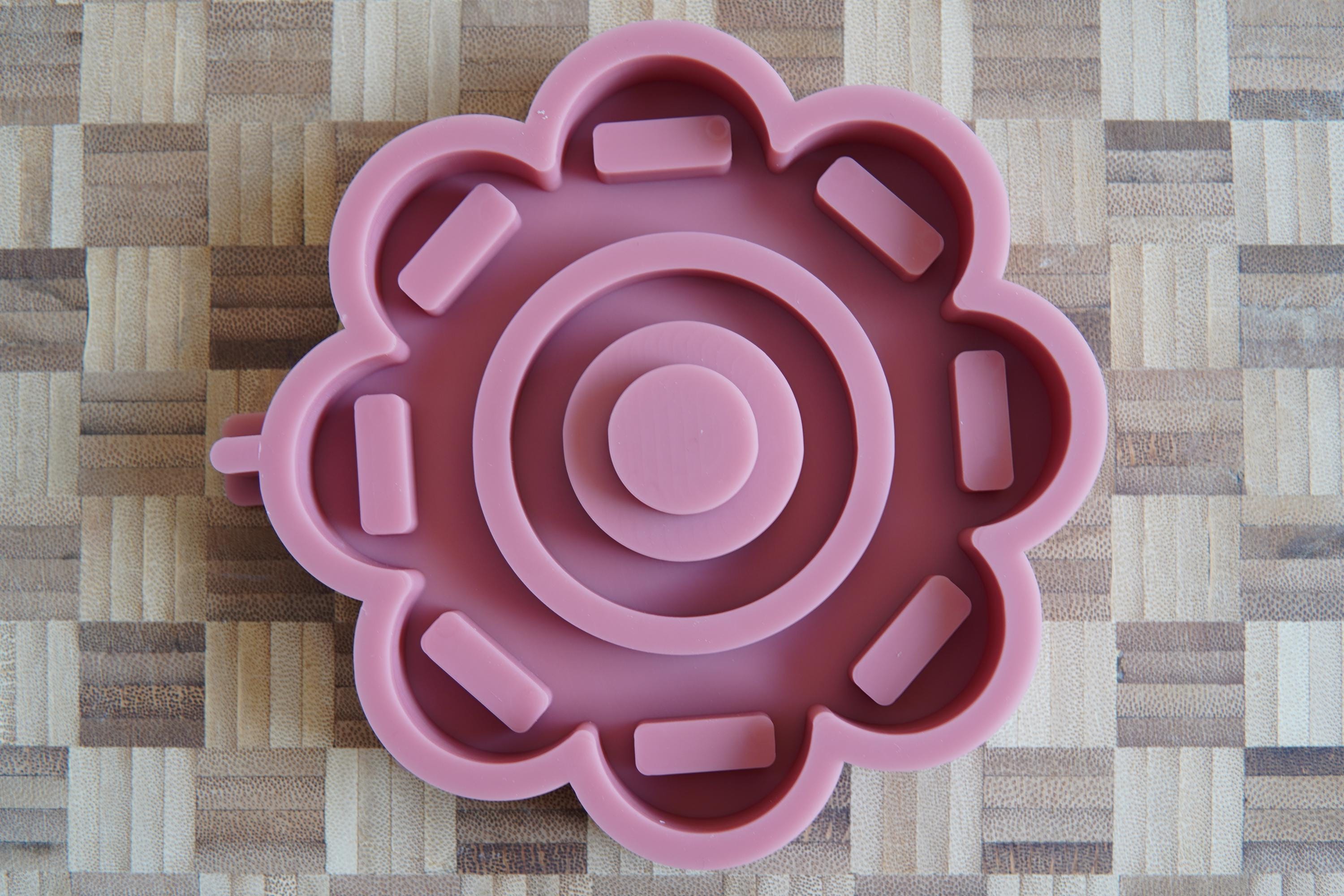 Silikon - Gießform - Klötzchenhäuser - Blumenwindlicht - Fackelhalter - Klötzchen - Häuserkranz -