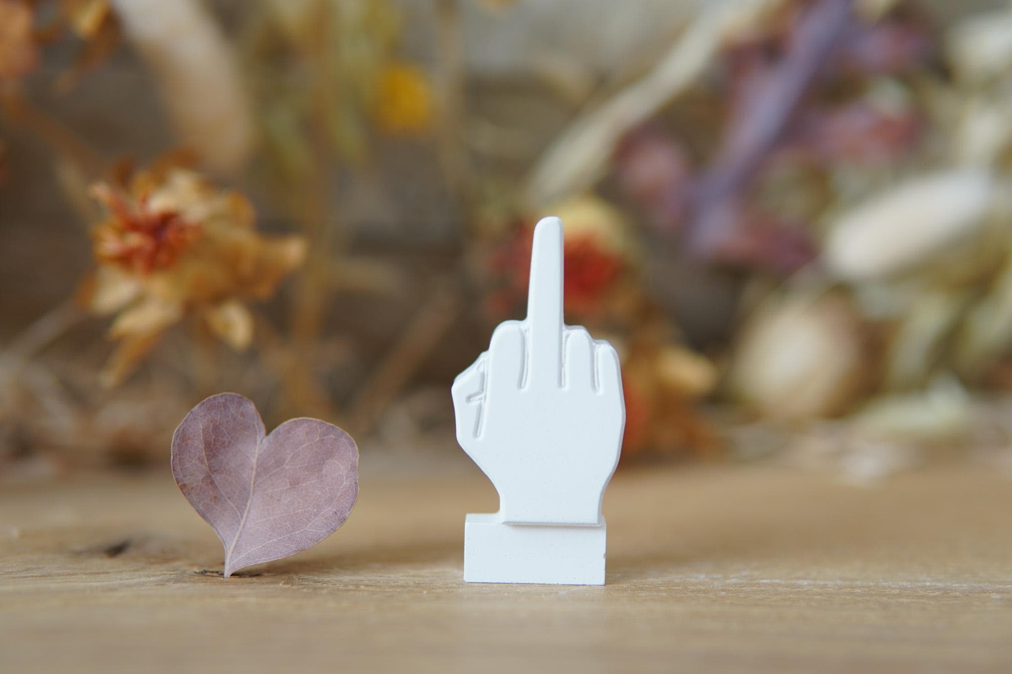 Silikon – Gießform – Montagsgruß – Mittelfinger - Steckform – passend für unser Stecksystem –