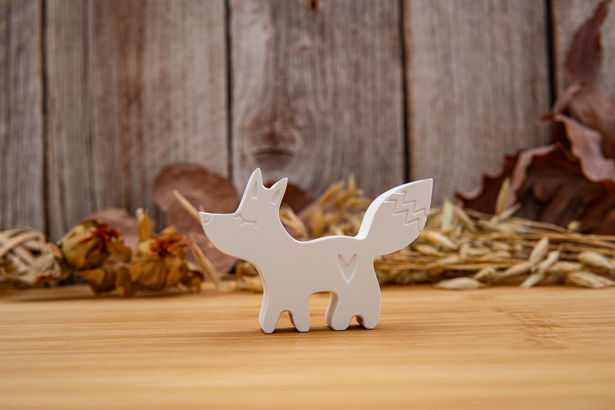 Silikon – Gießform – Fuchs mit Herz –