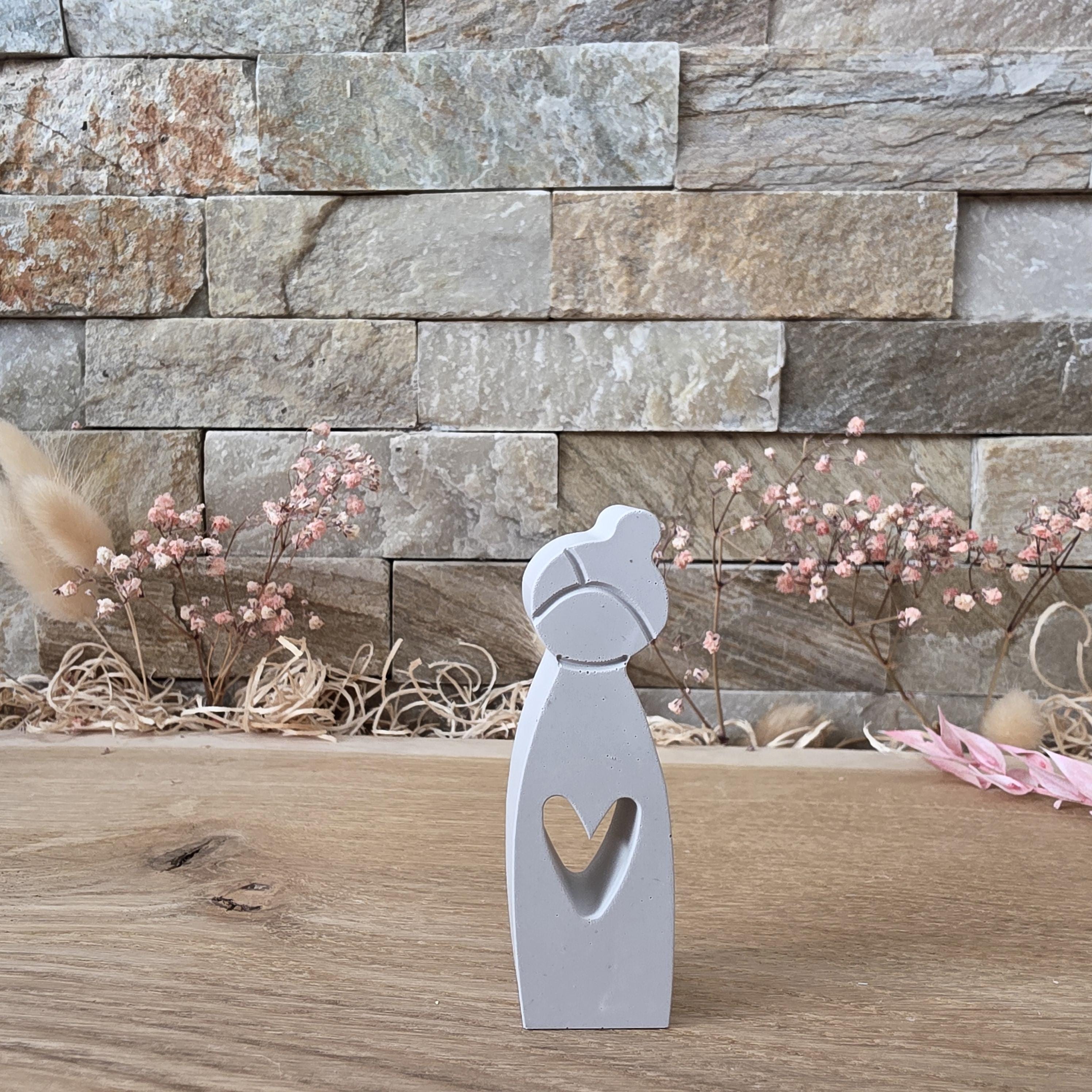 Silikon – Gießform – Zopfmädchen 1 – schlicht & kombinierbar -