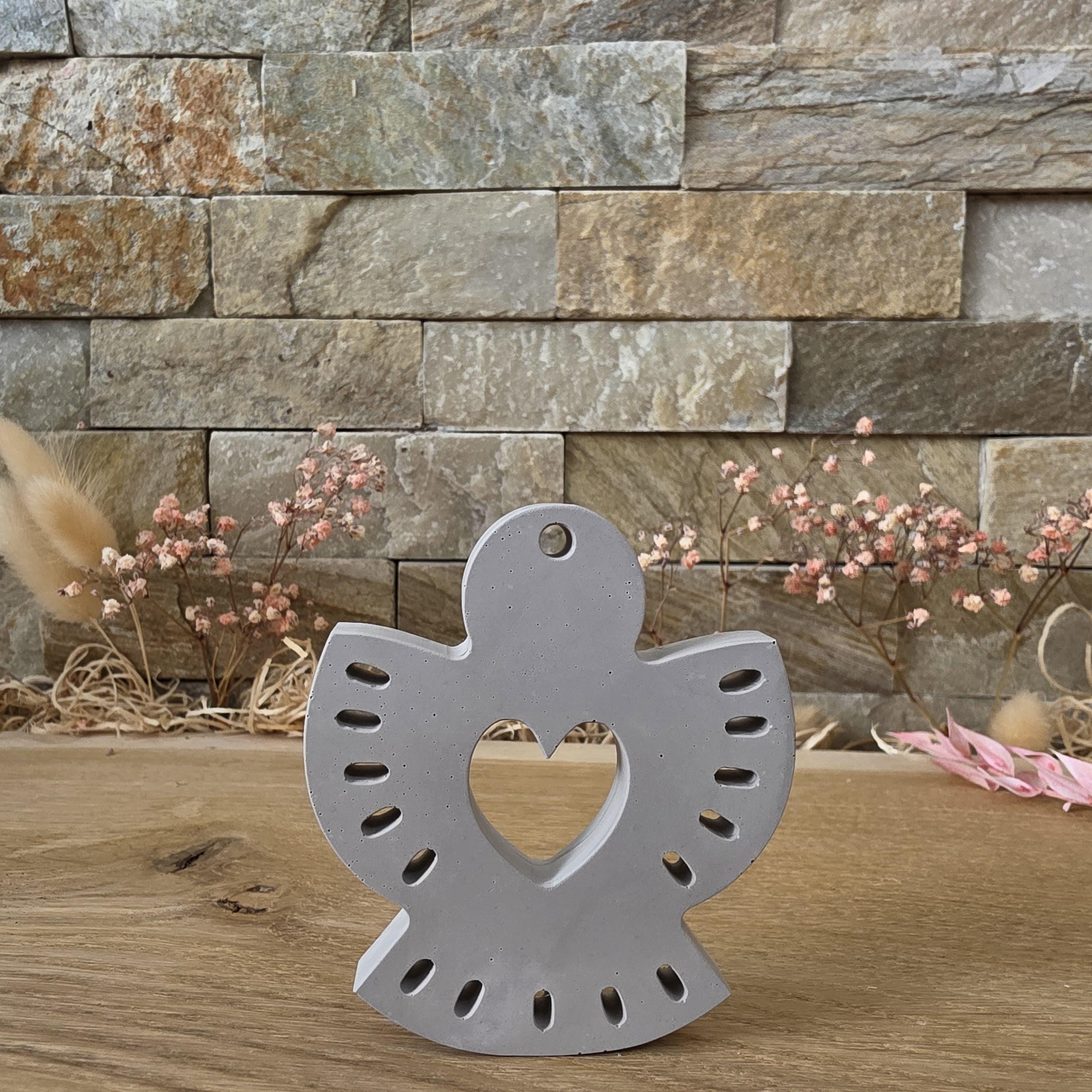 Silikon – Gießform – Hängeengel – mit Lichtschlitzen zum Durchleuchten