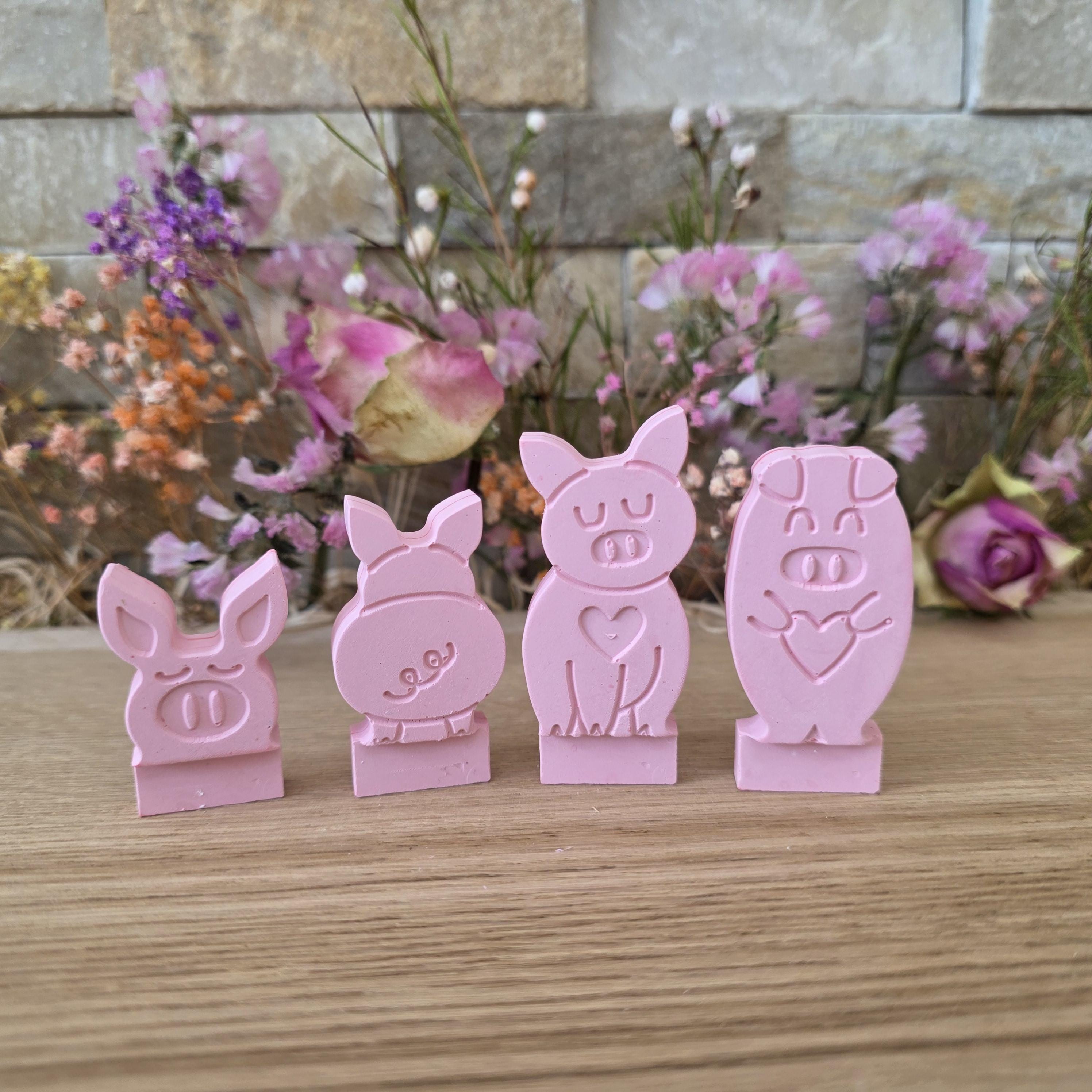 Silikon – Gießform – Steckform Schweineglück -