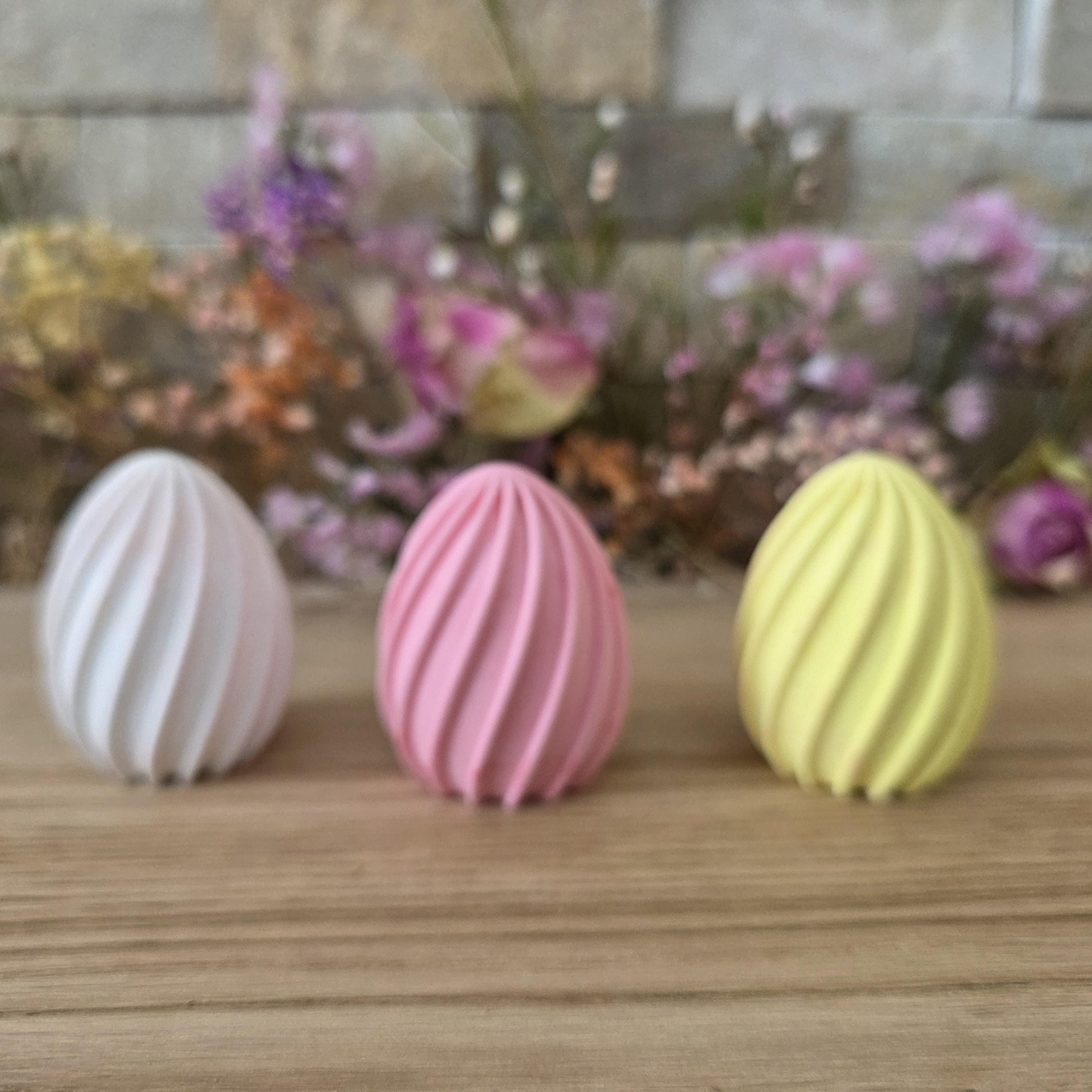 Silikon – Gießform – 3D-Ei Rillenstruktur-