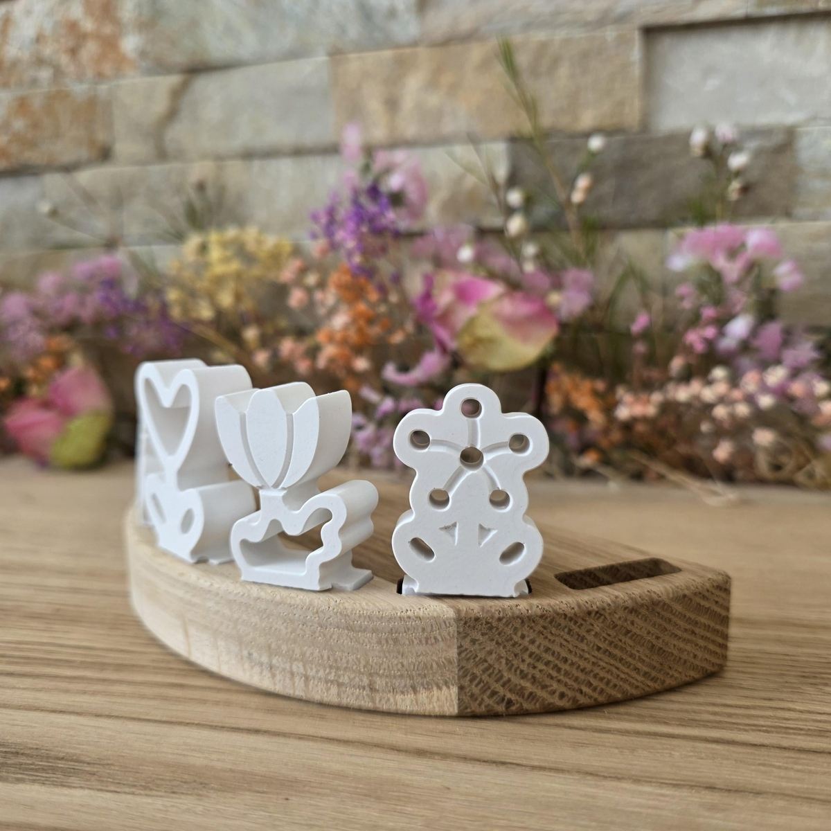 Silikon-Gießform Steckform Frühlingsblüten 4 – Ansicht 5