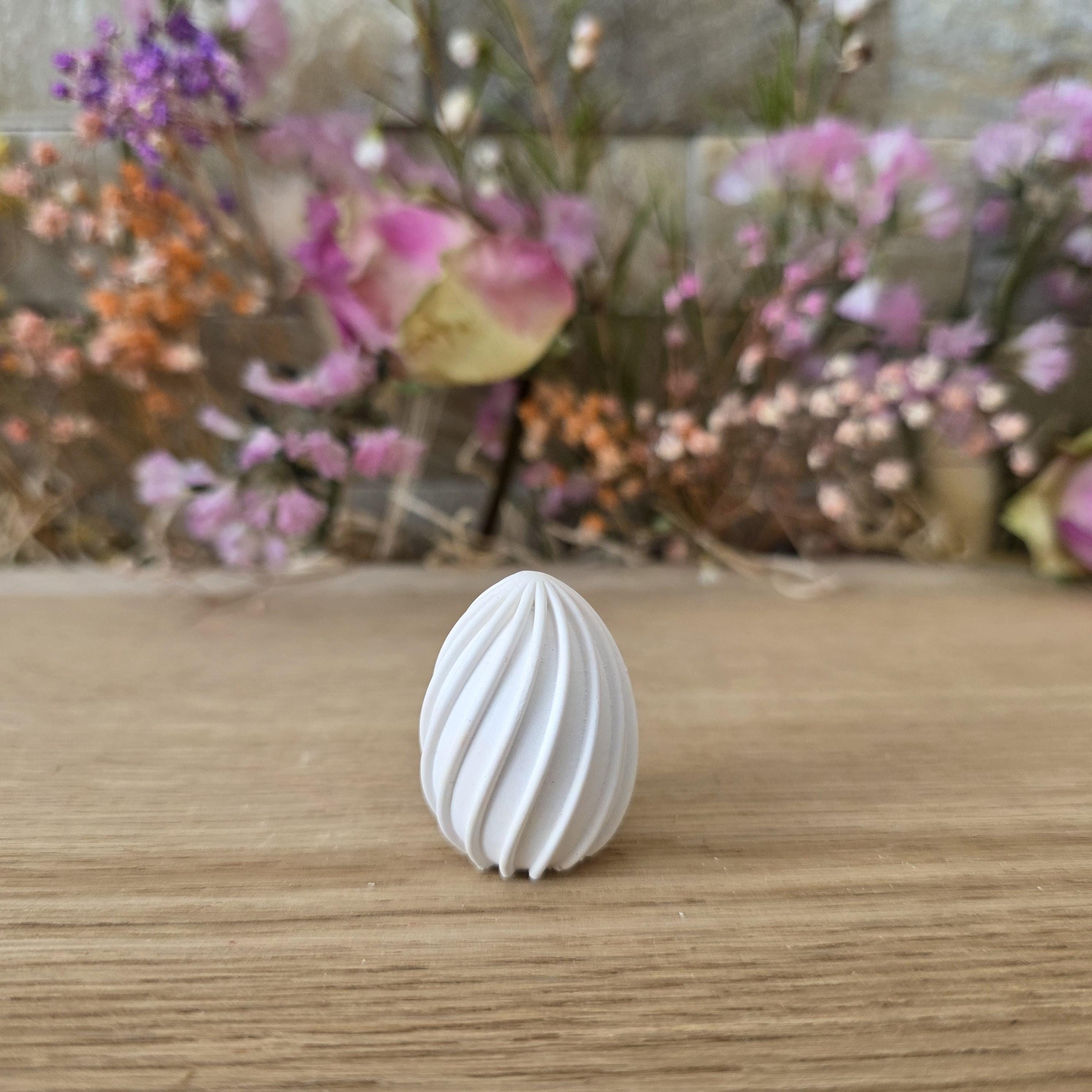 Silikon – Gießform – 3D-Ei Rillenstruktur-