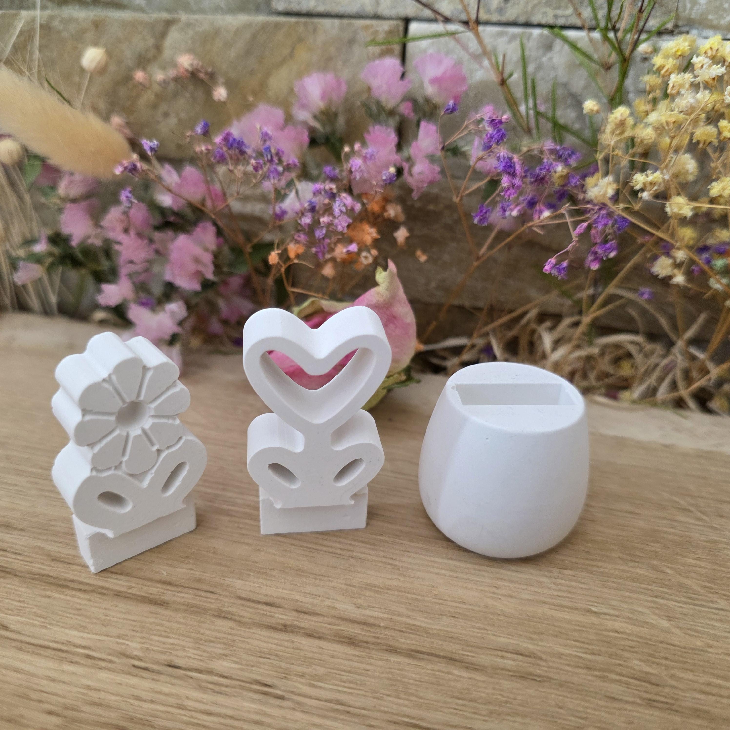Silikon – Gießform – Steckform Blumentopf klein – mit Steckplatz