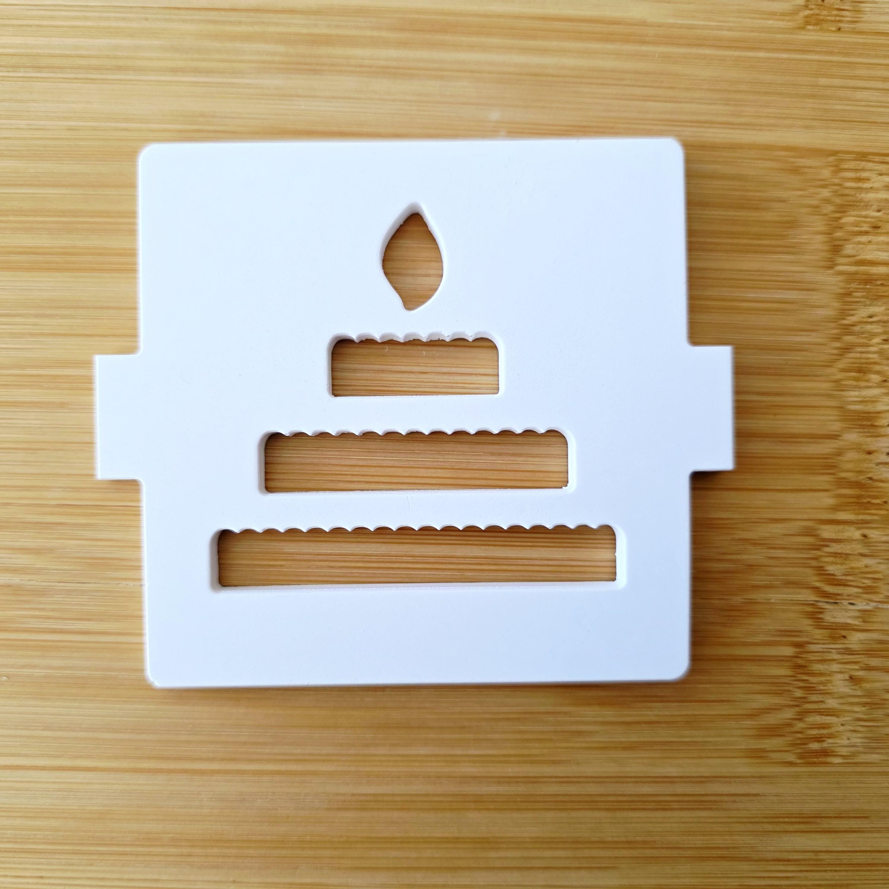 Silikon – Gießform – Geschenkdosen- Deckel Torte BDAY -