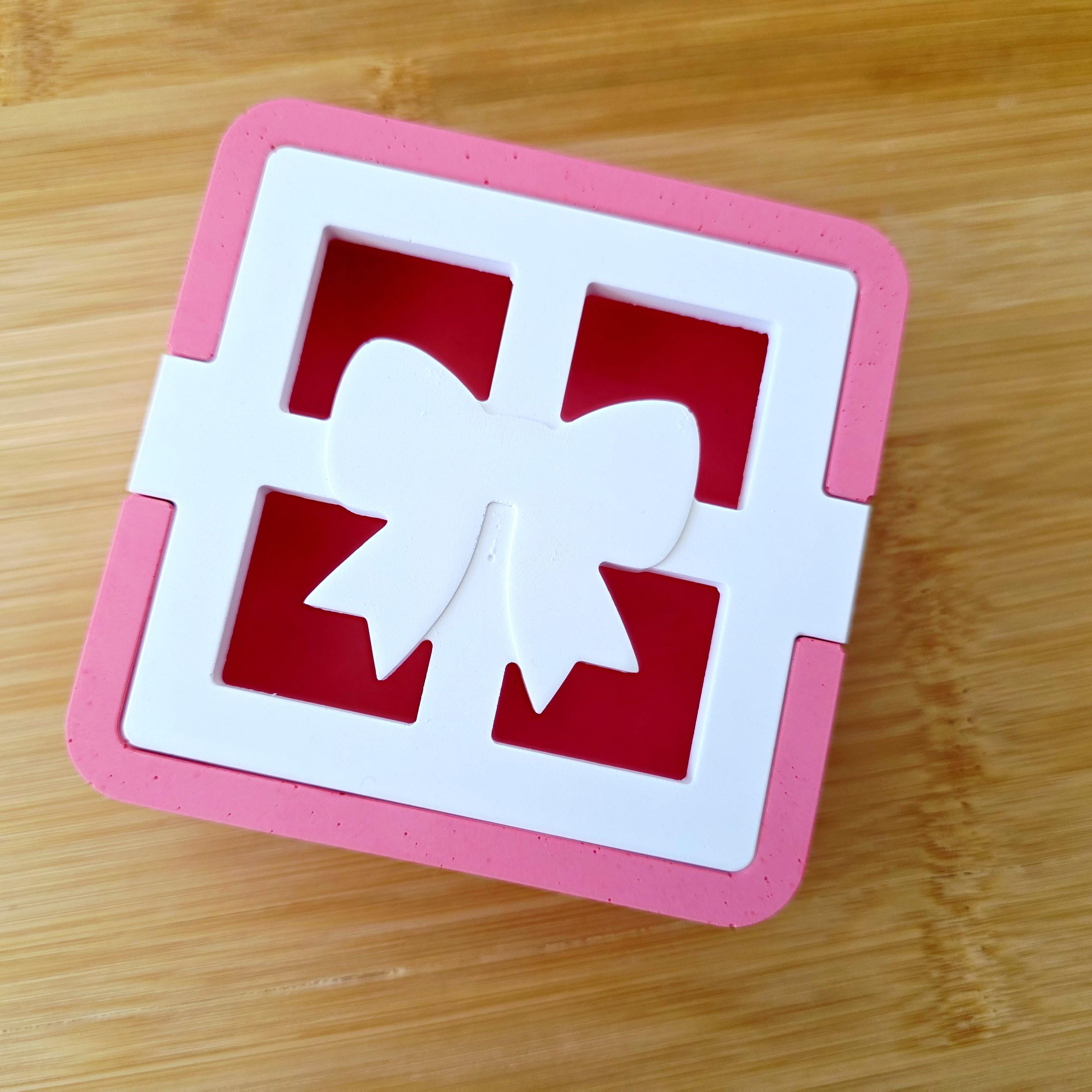 Silikon – Gießform – Geschenkdosen-Deckel Schleifengeschenk -