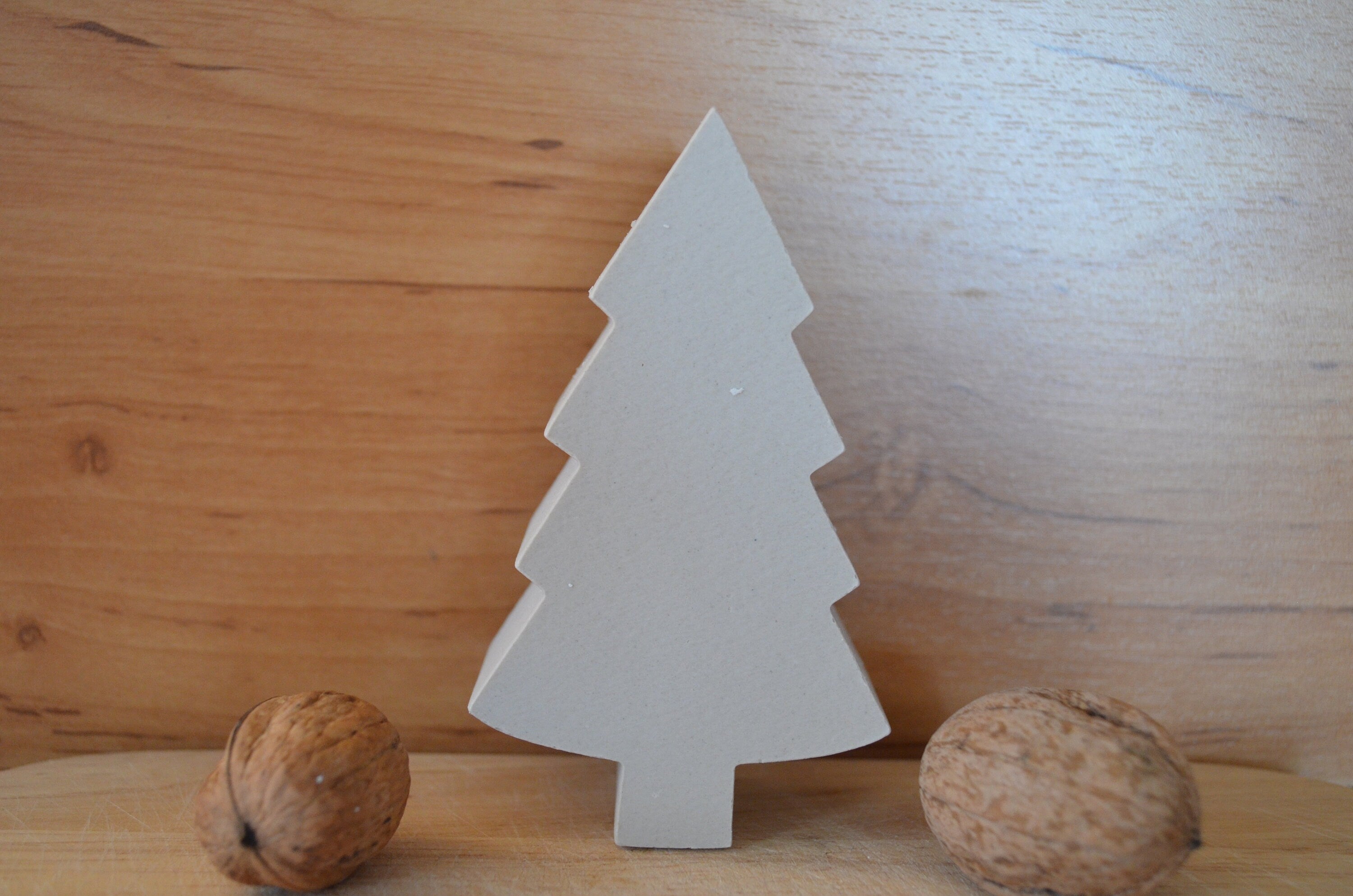 Silikongießform - einfacher Tannenbaum -