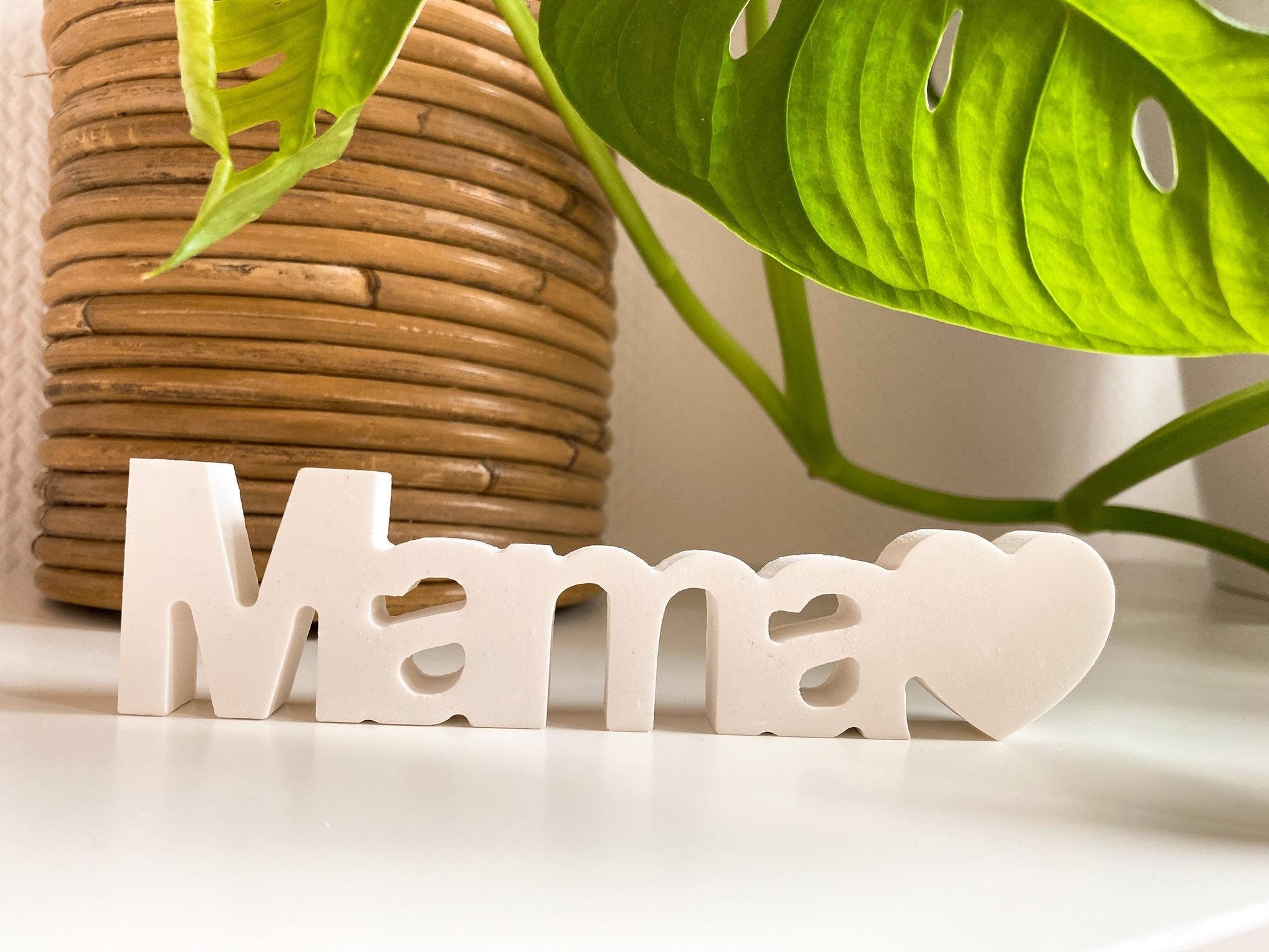 Silikon - Giessform - Mama Schriftzug-