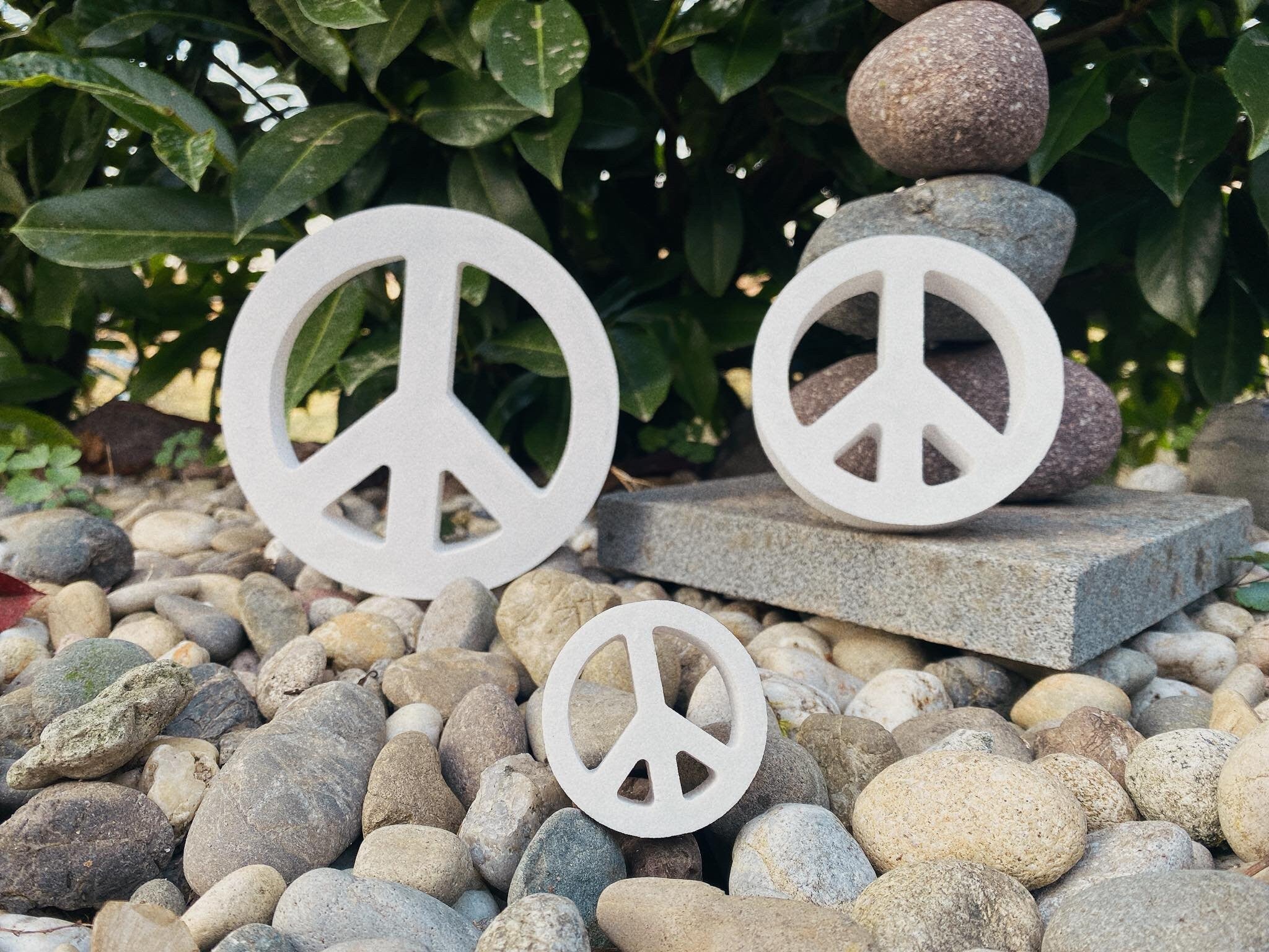 Silikon - Giessform - Peace -