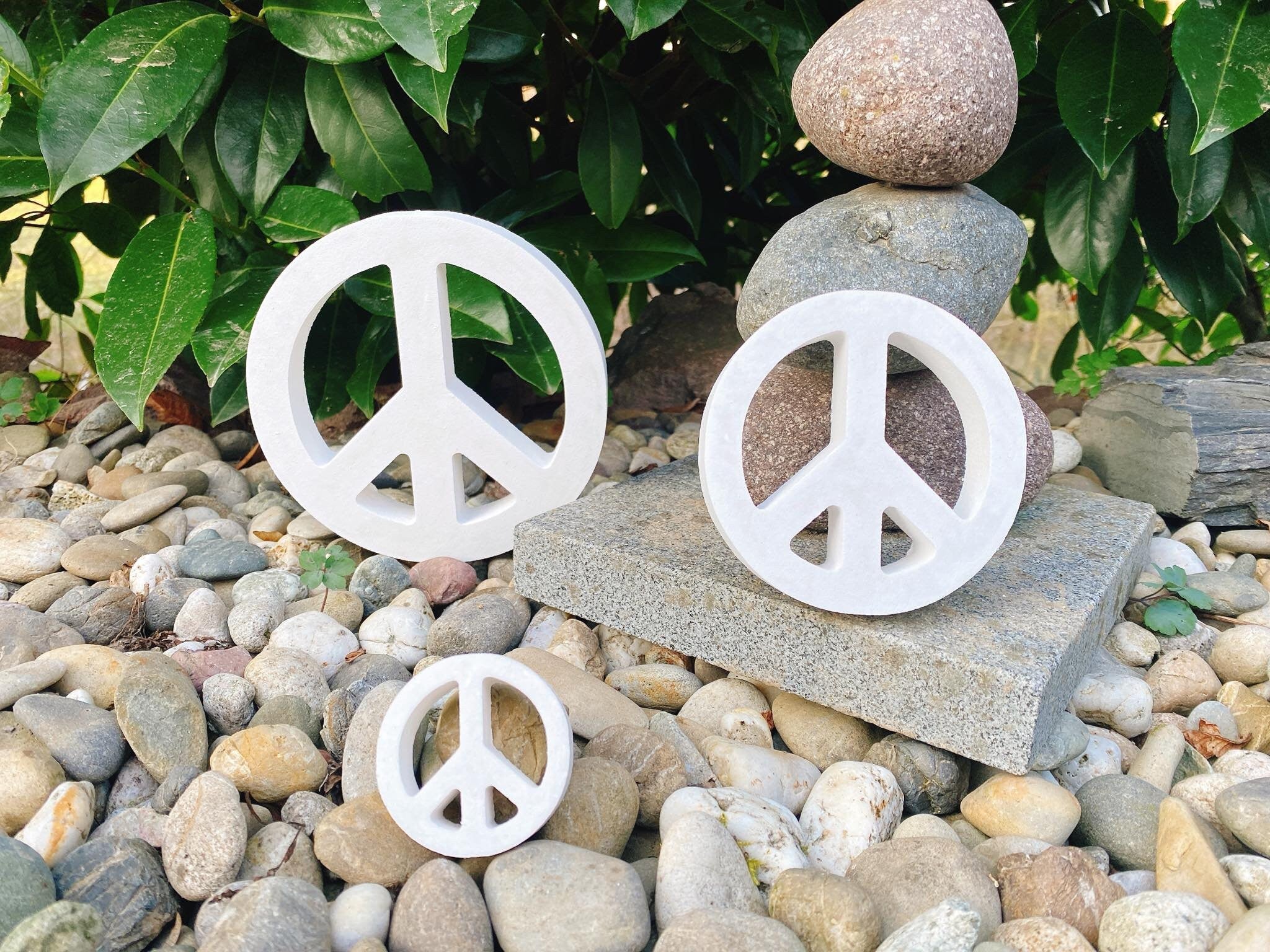 Silikon - Giessform - Peace -