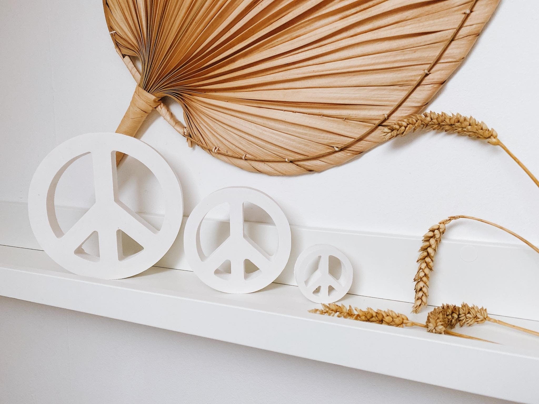 Silikon - Giessform - Peace -