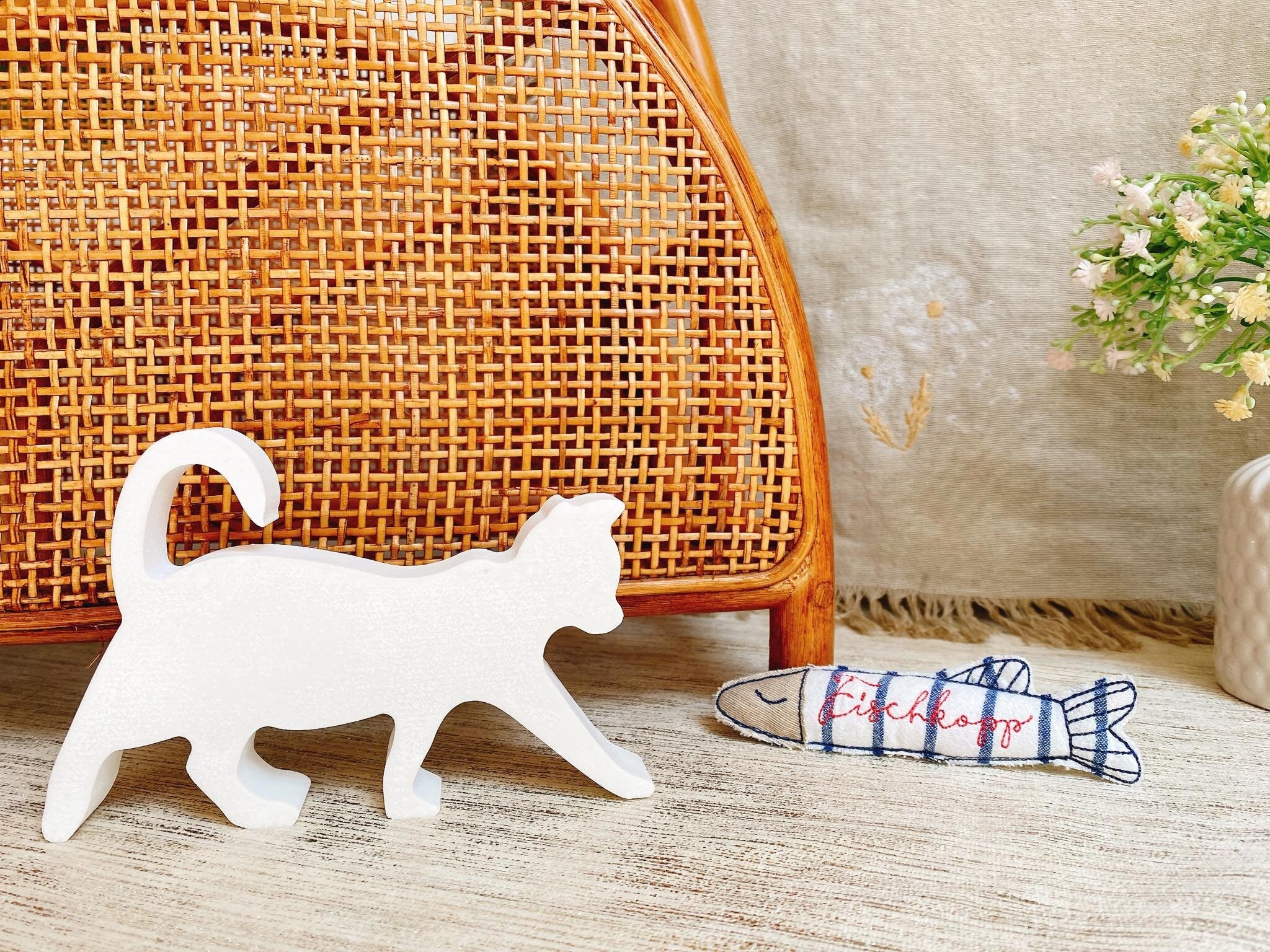 Silikon - Gießform - Katze laufend -