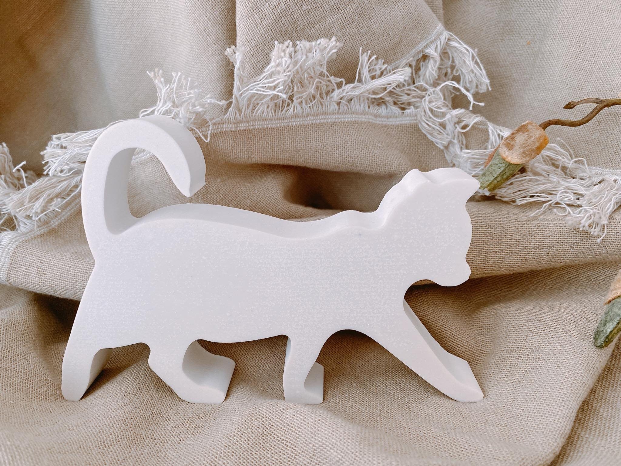 Silikon - Gießform - Katze laufend -