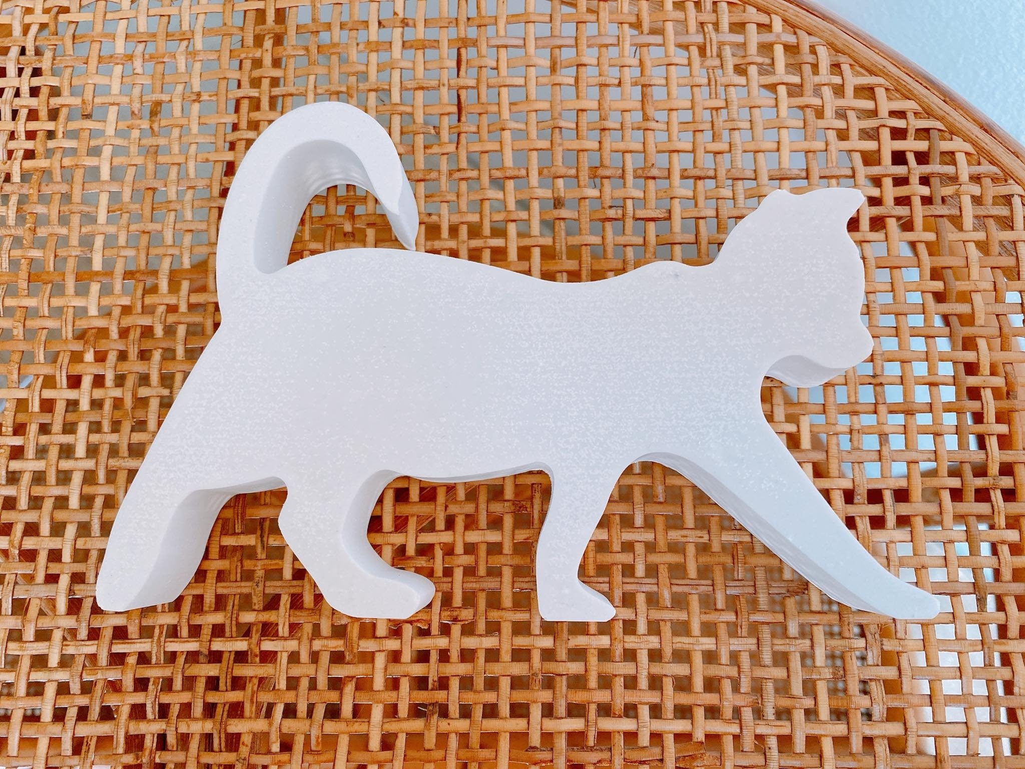 Silikon - Gießform - Katze laufend -