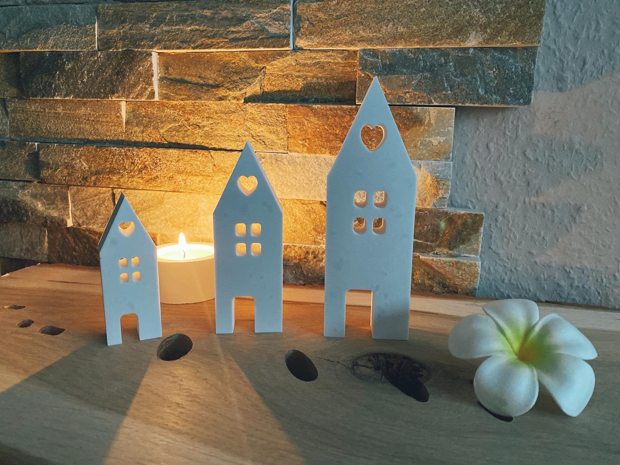 Silikon - Giessform - Lichthäuser Herz-