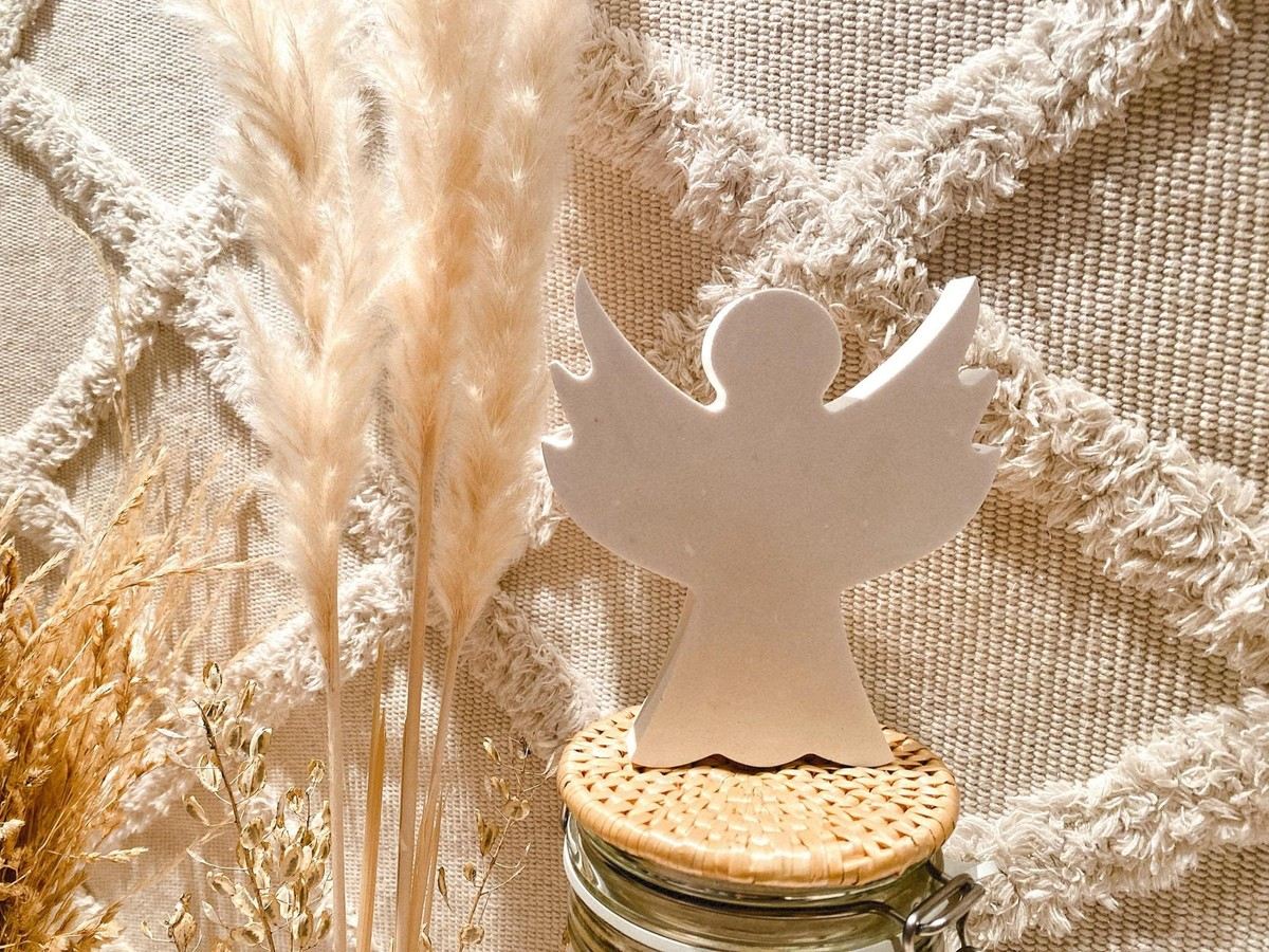 Silikongießform Engel mit großen Flügeln – Weihnachten – Ansicht 2