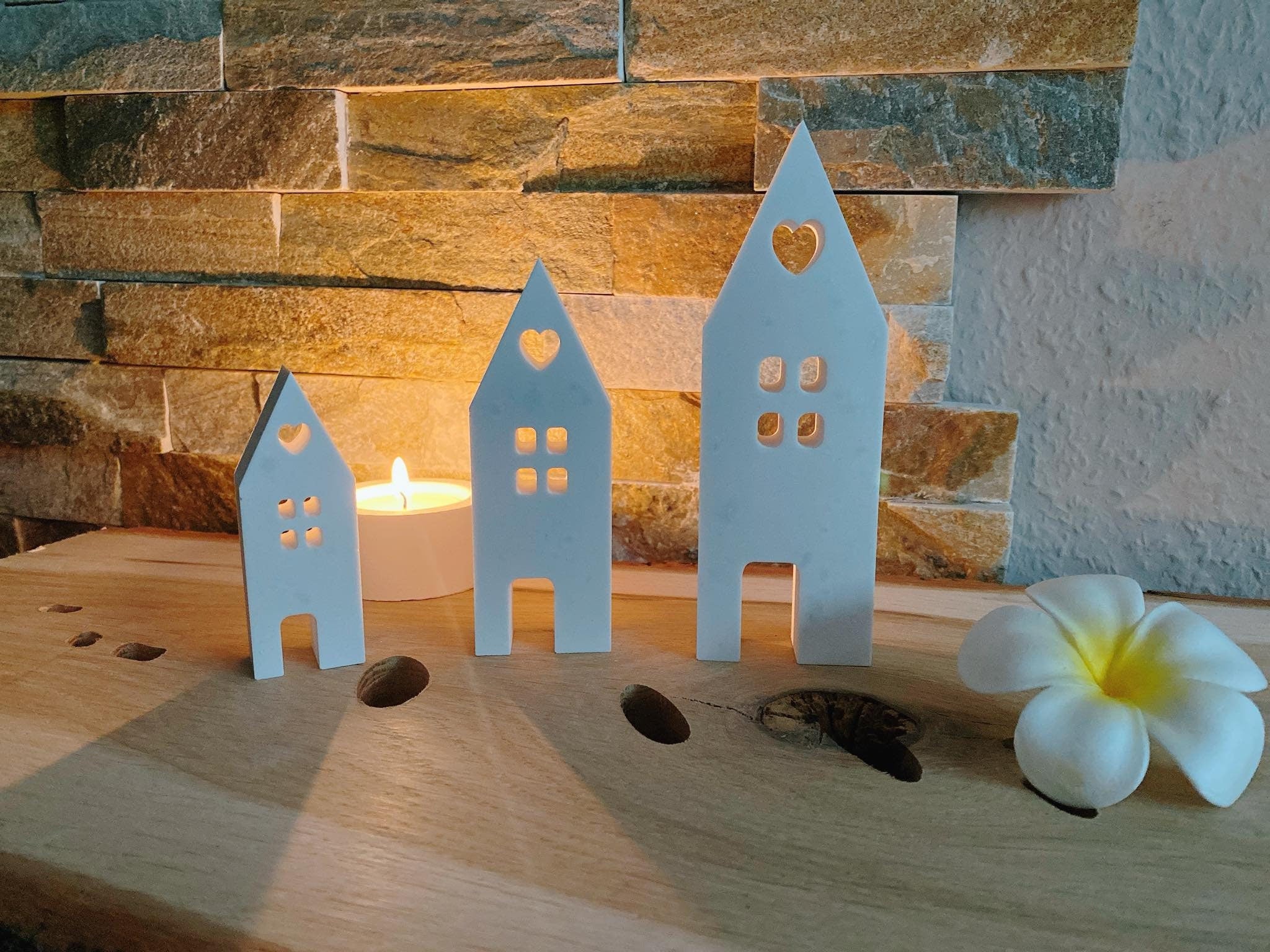 Silikon - Giessform - Lichthäuser Herz-