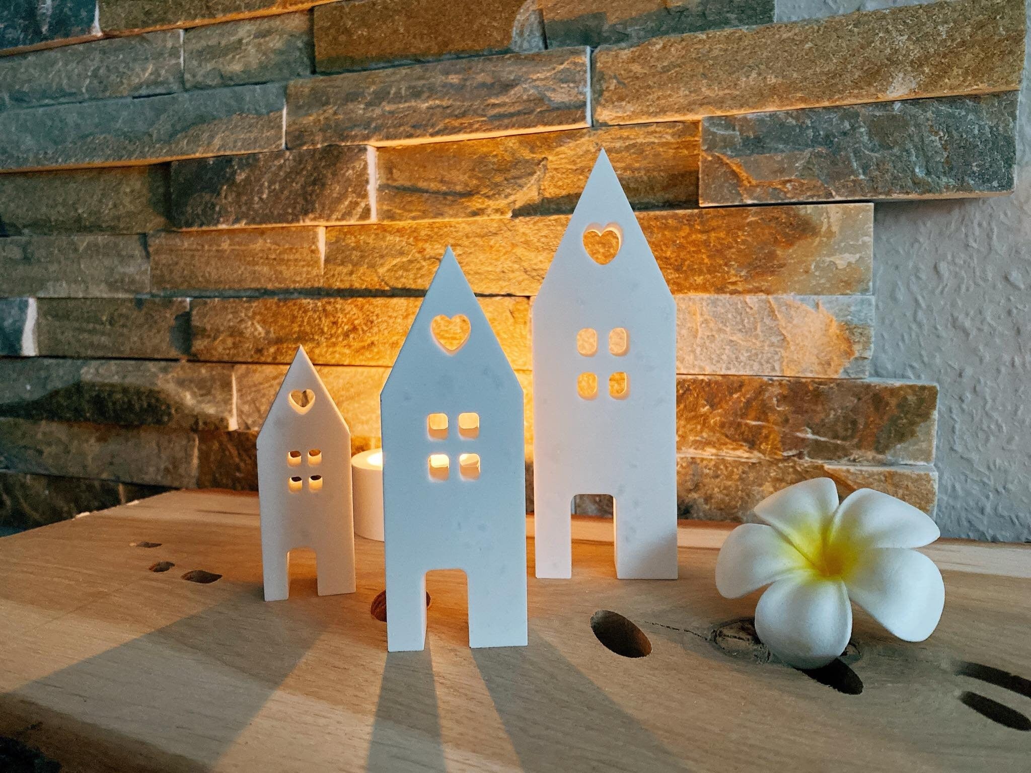 Silikon - Giessform - Lichthäuser Herz-