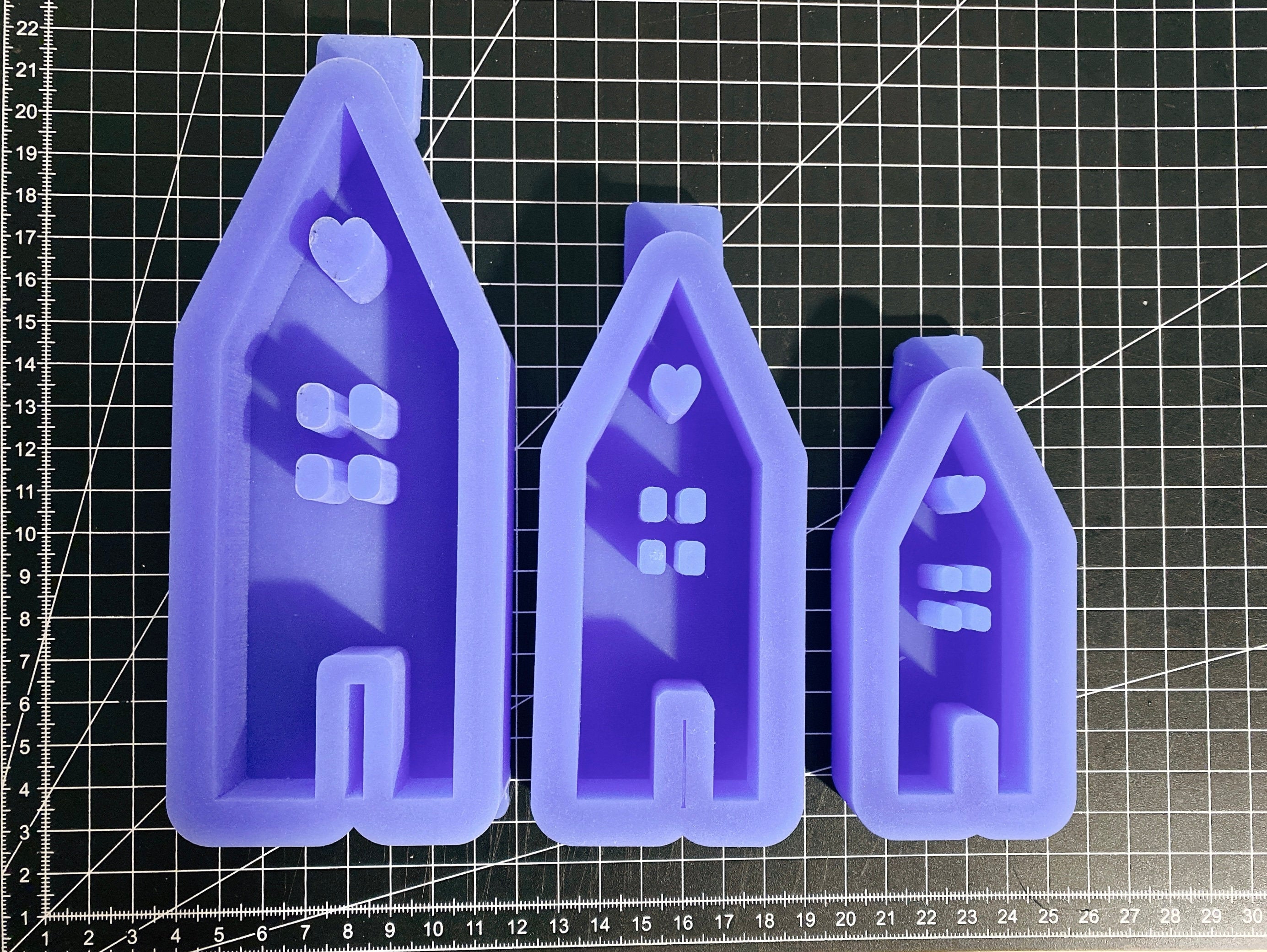 Silikon - Giessform - Lichthäuser Herz-