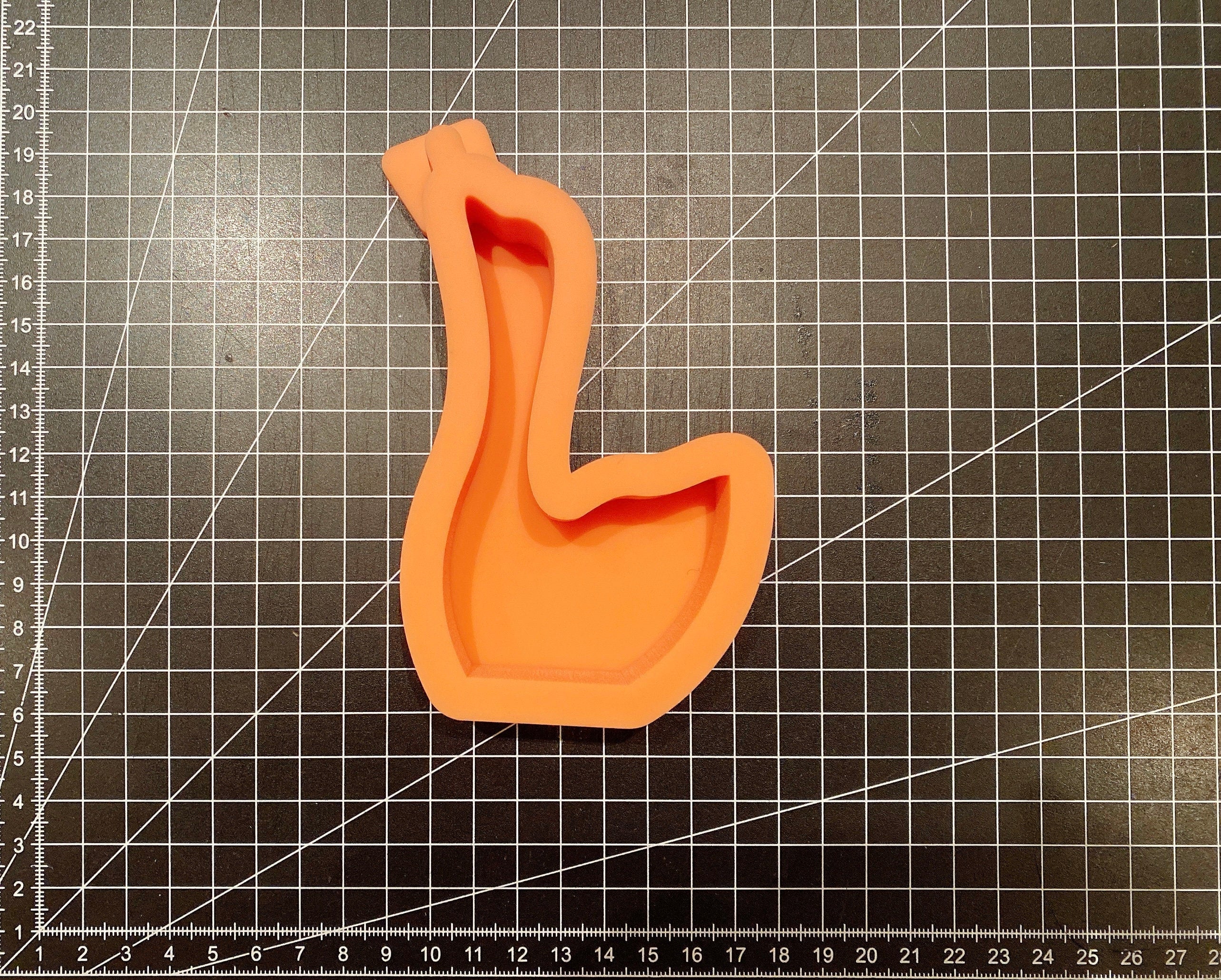 Silikon - Gießform - Schwan -