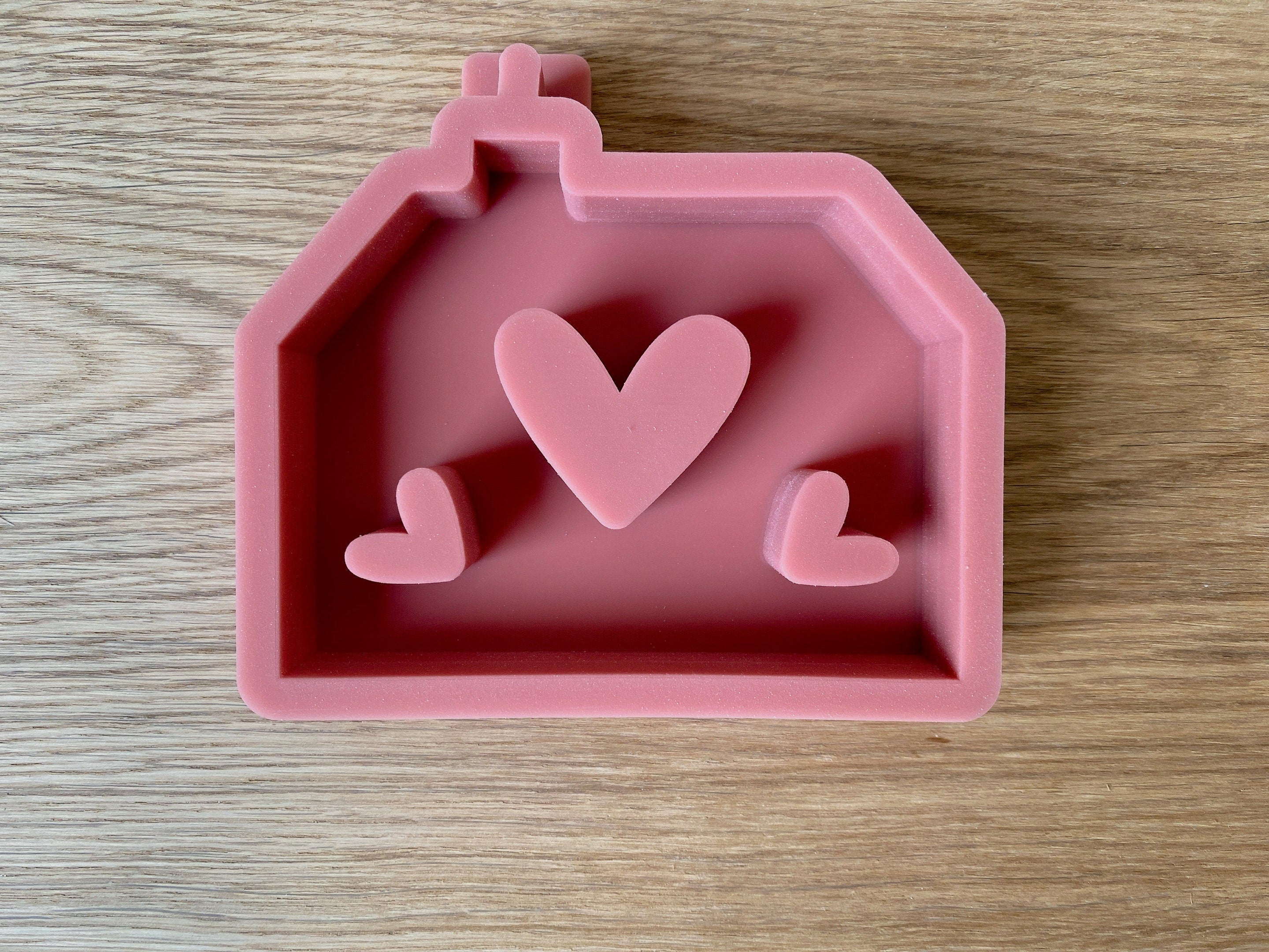 Silikon - Giessform - Lichthäuser Herzen-