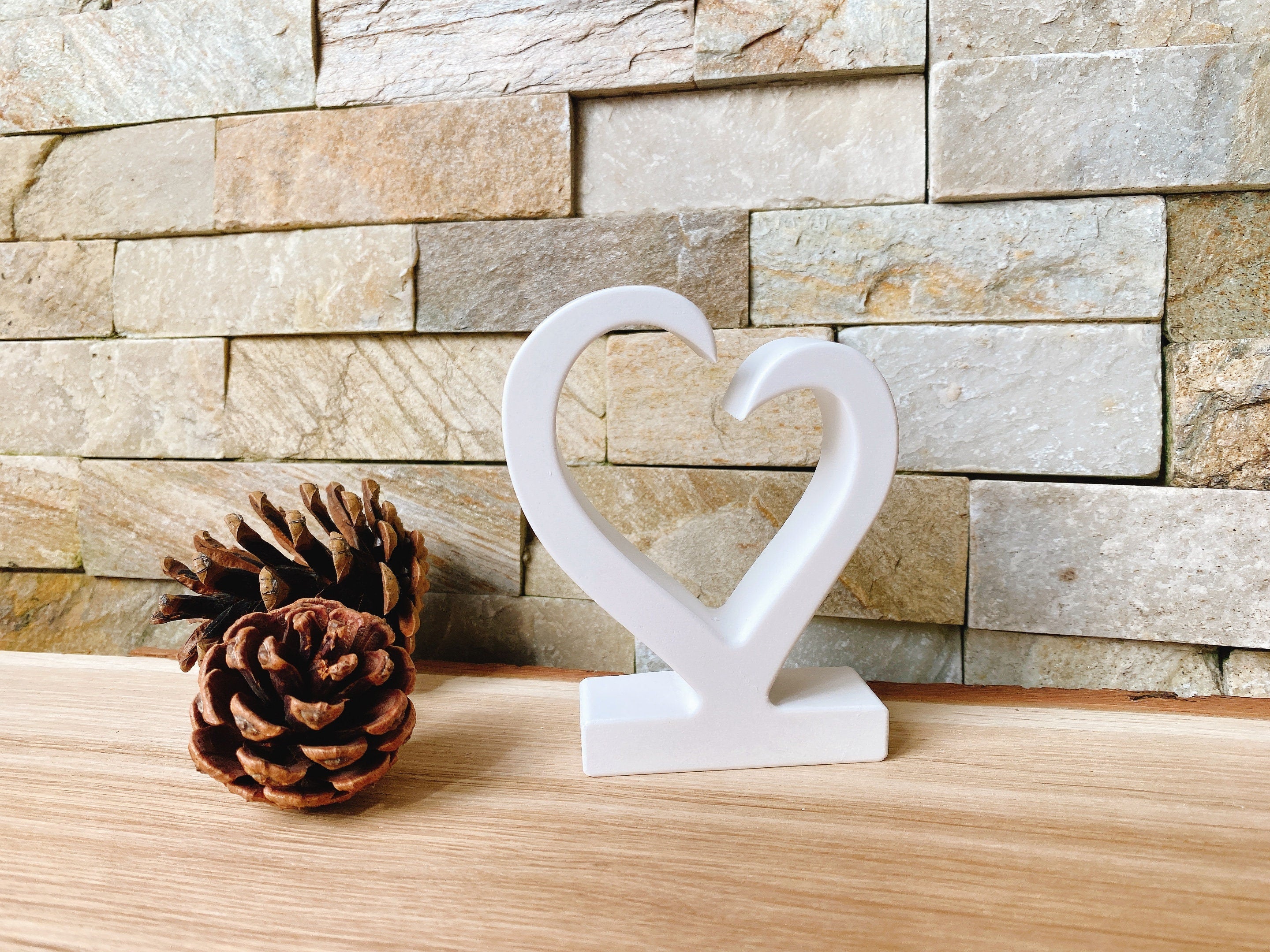 Silikon - Giessform - Herzpodest-