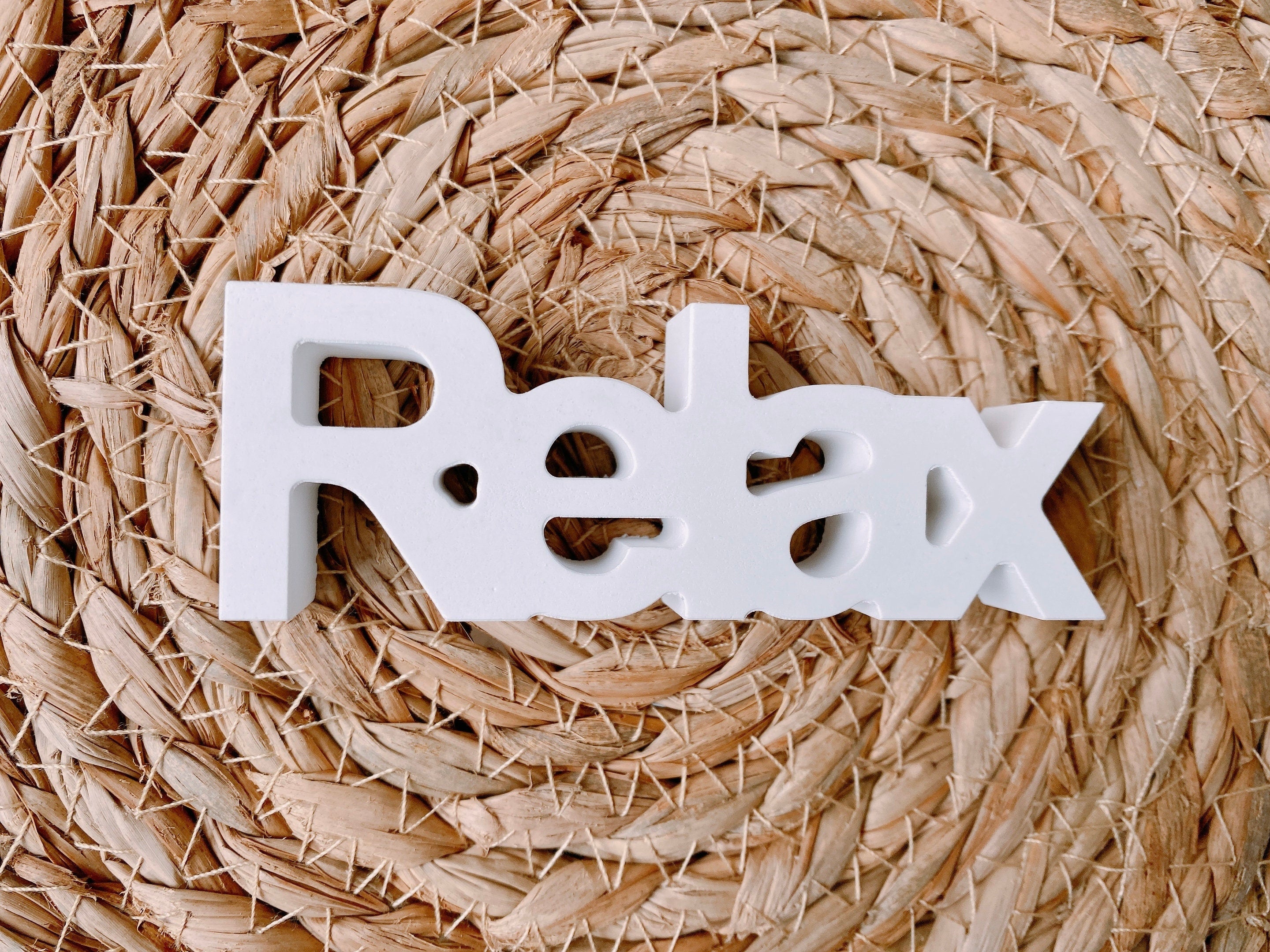 Silikon - Giessform - Relax Schriftzug-