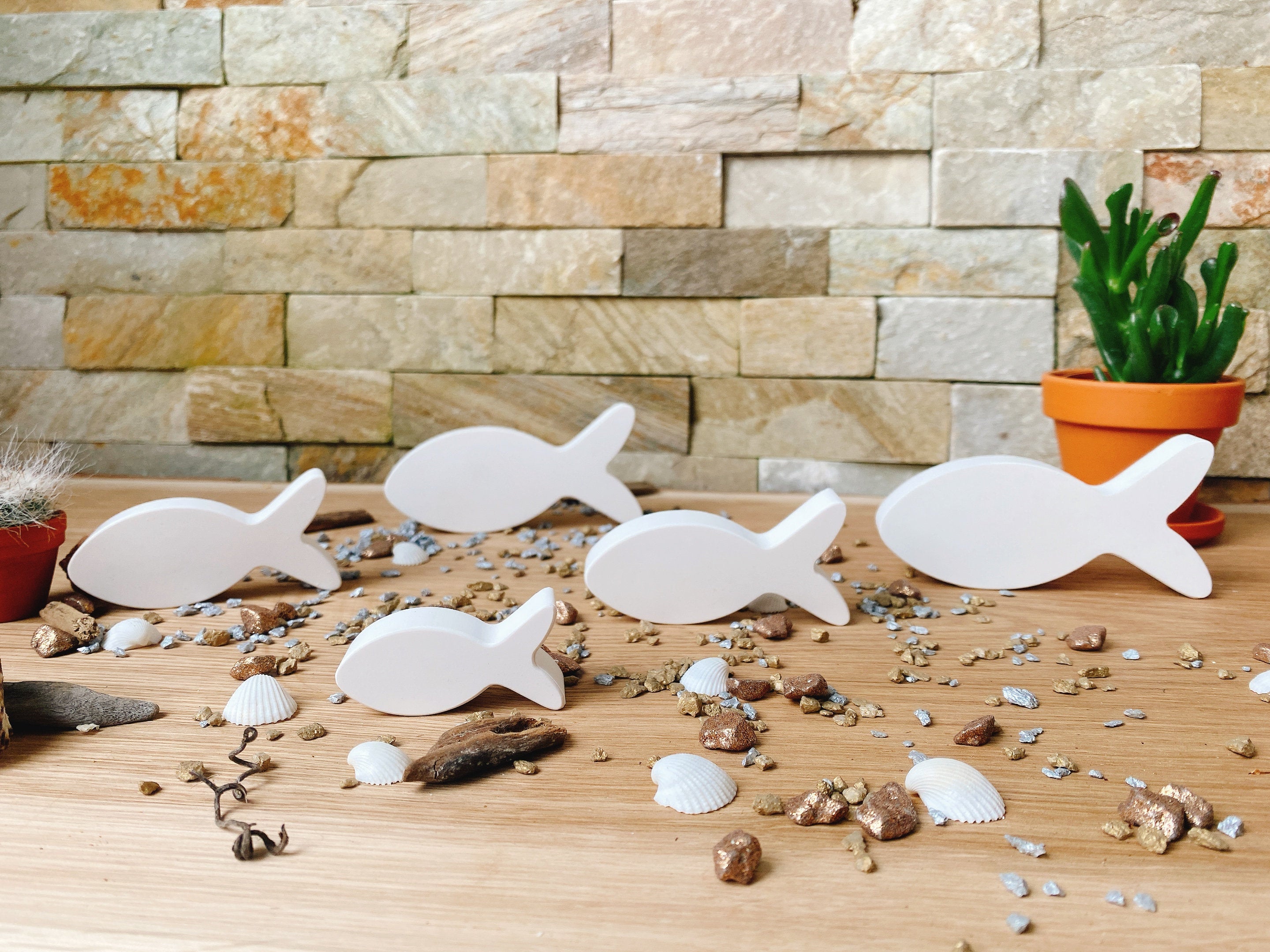 Silikon - Giessform - Fische -