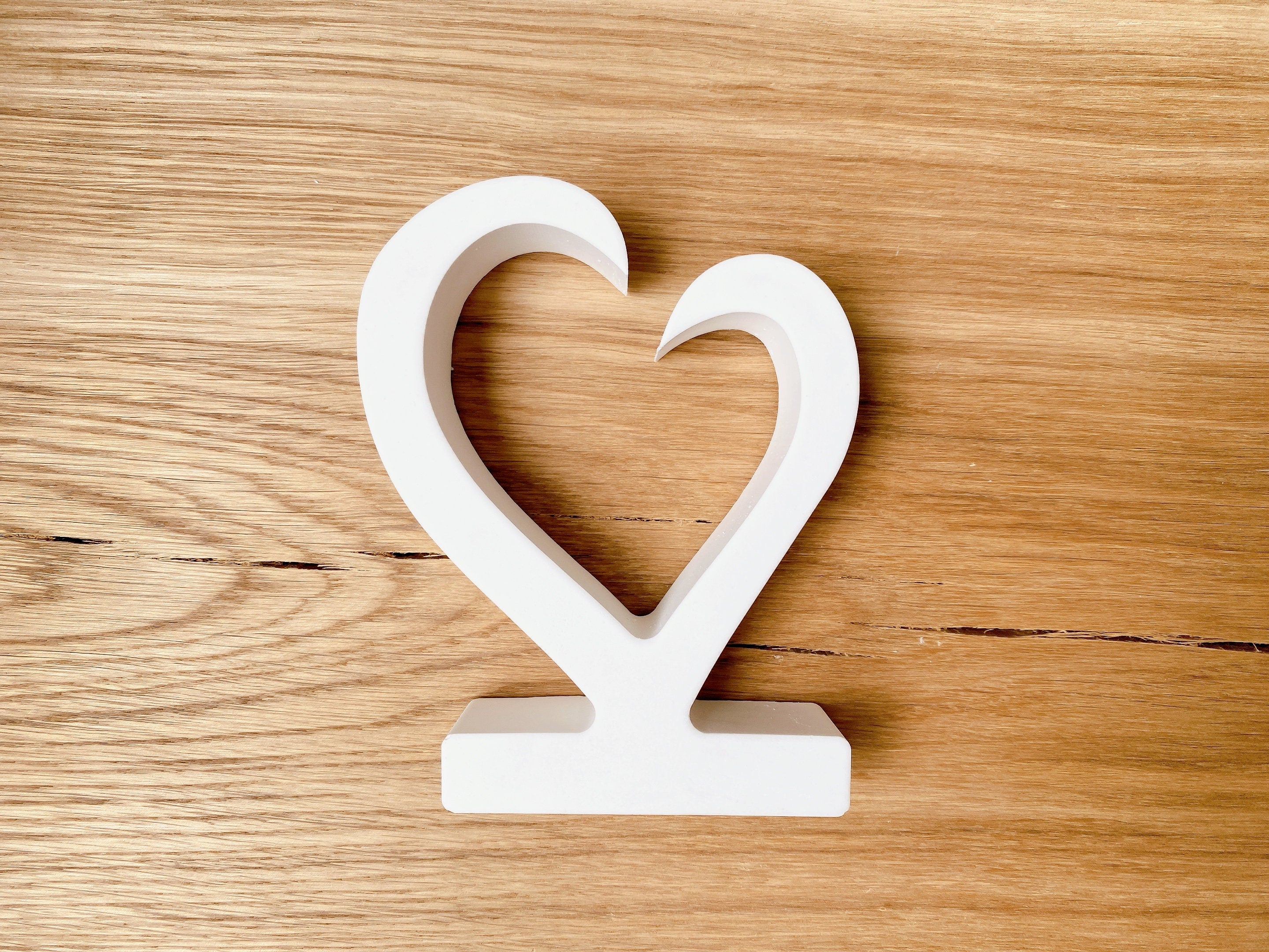 Silikon - Giessform - Herzpodest-