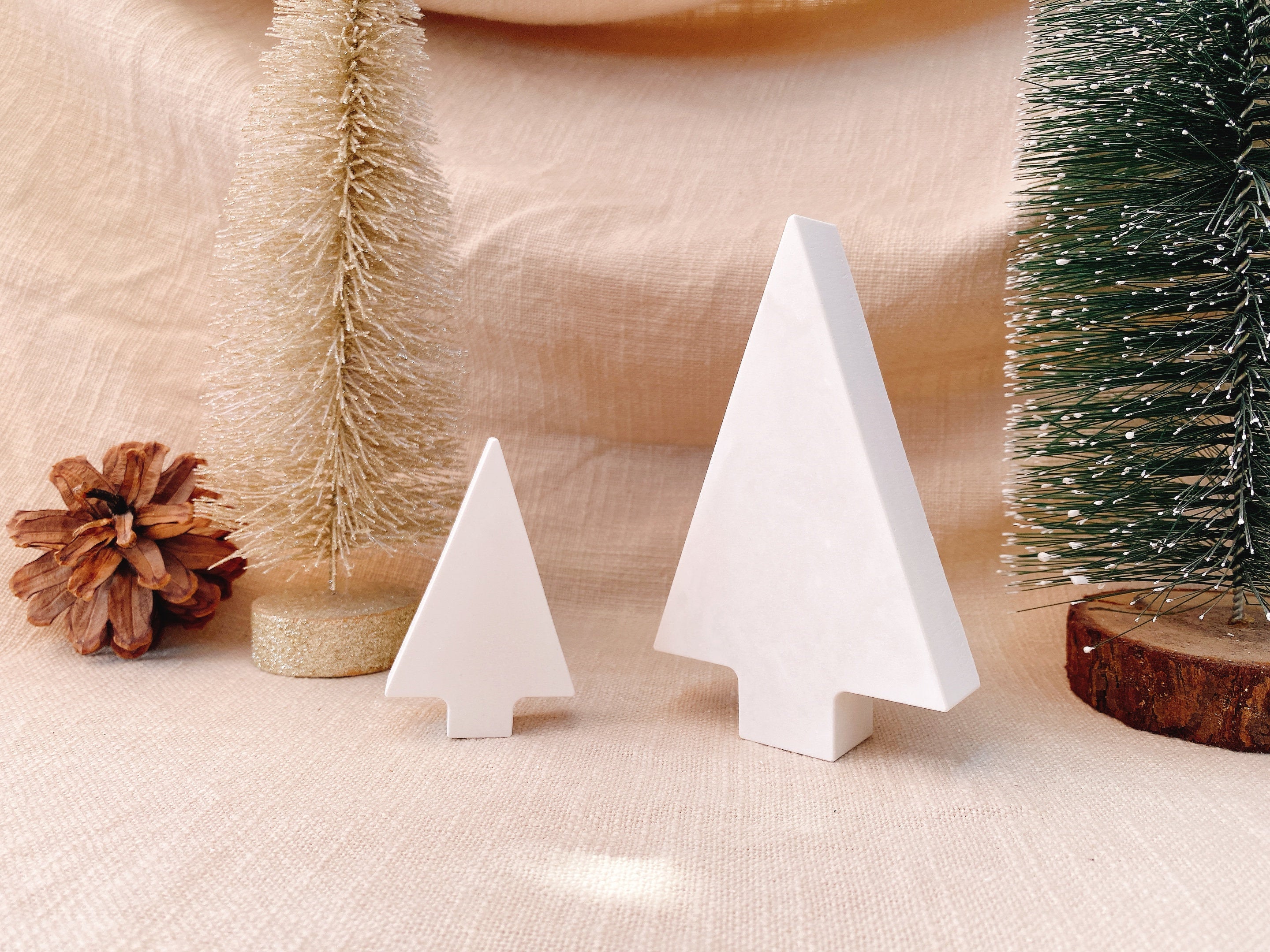 Silikongießform - Tannenbaum Dreieck -