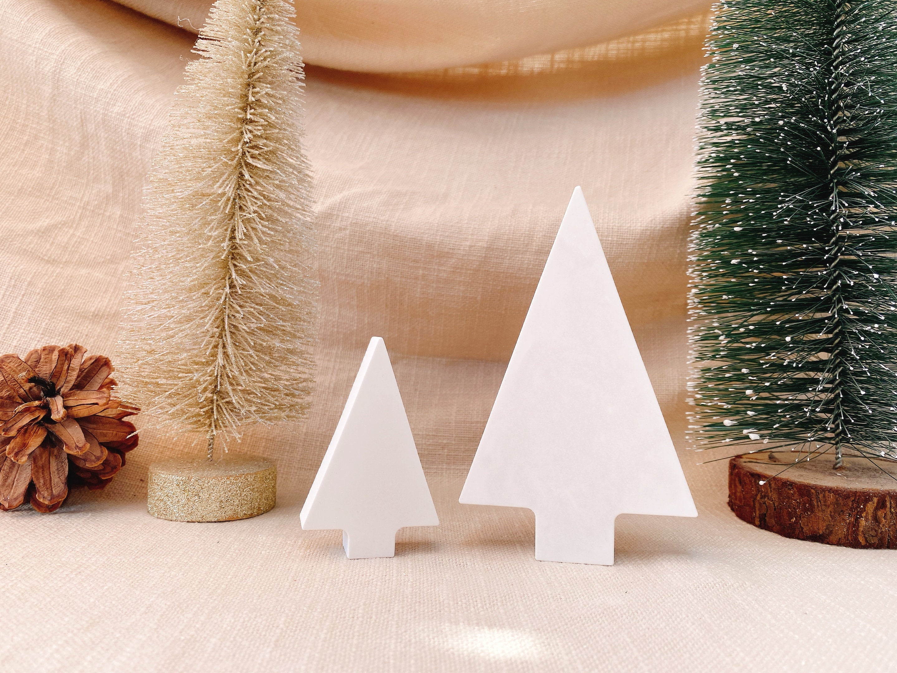 Silikongießform - Tannenbaum Dreieck -