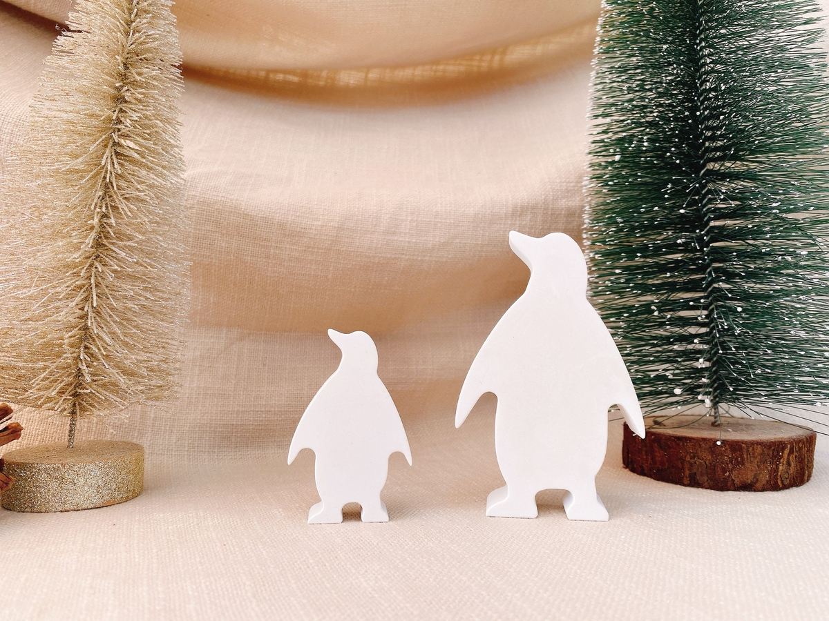 Silikon Giessform Pinguin Weihnachten