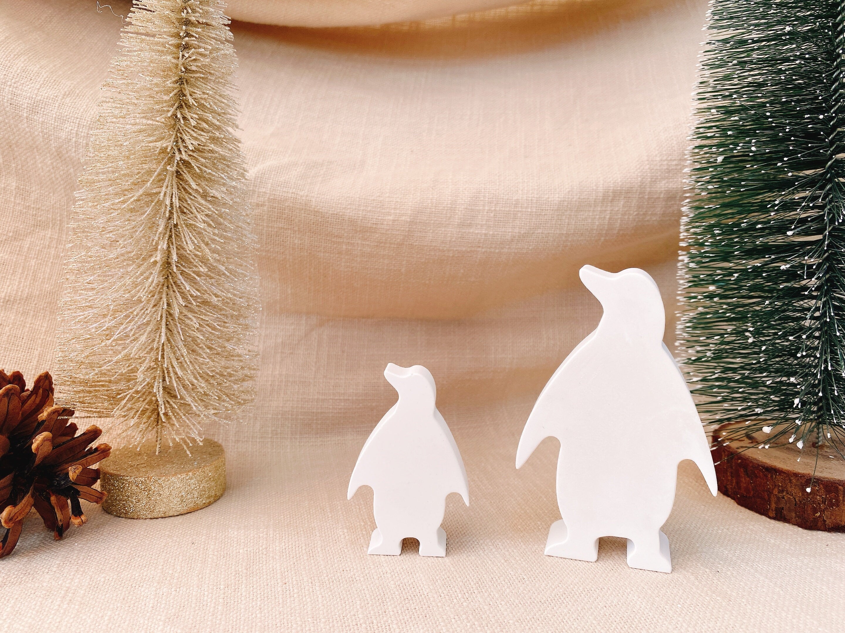 Silikon - Giessform - Pinguin- Weihnachten