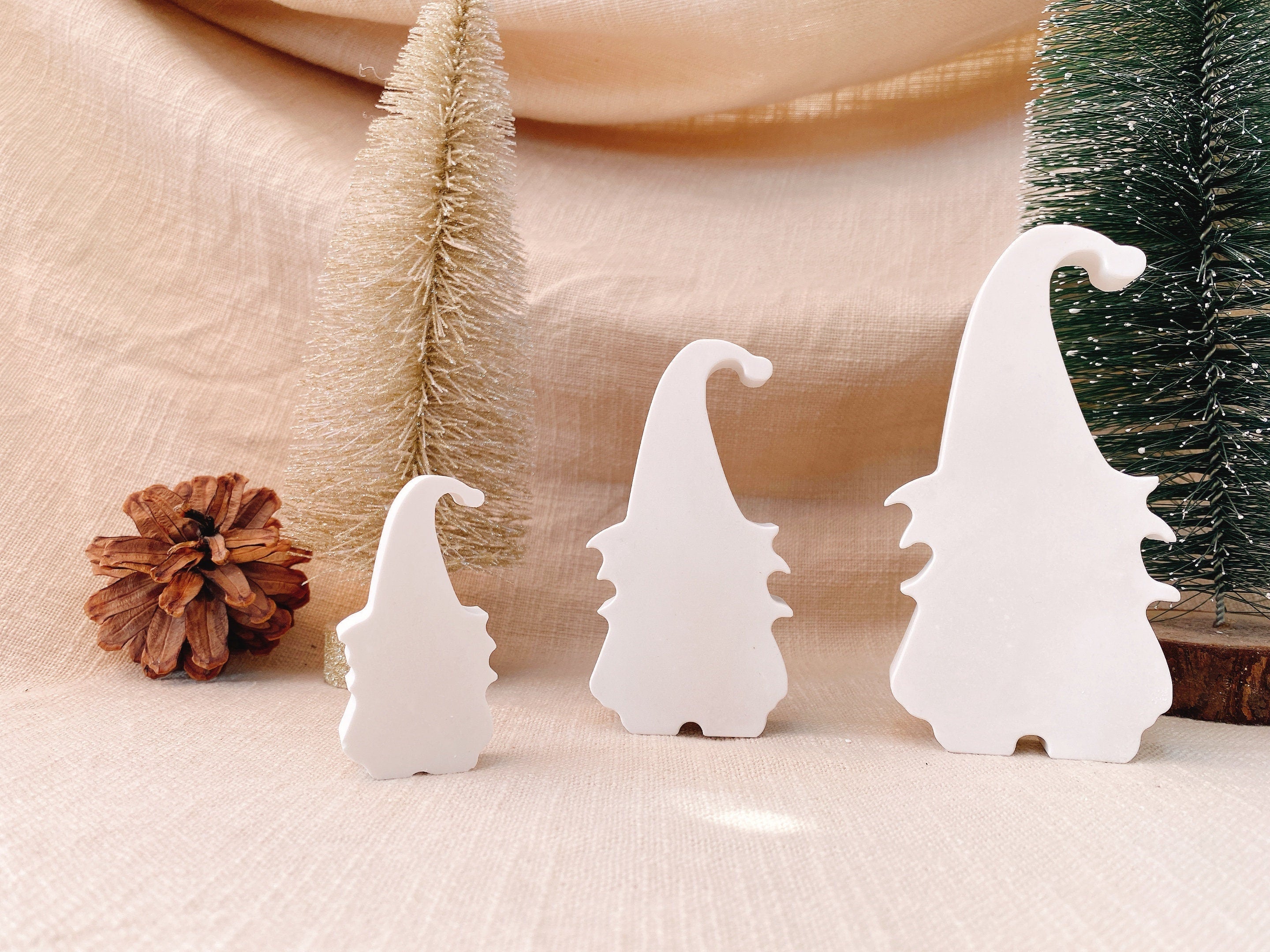 Silikon - Gießform - Wichtel - Weihnachtswichtel -