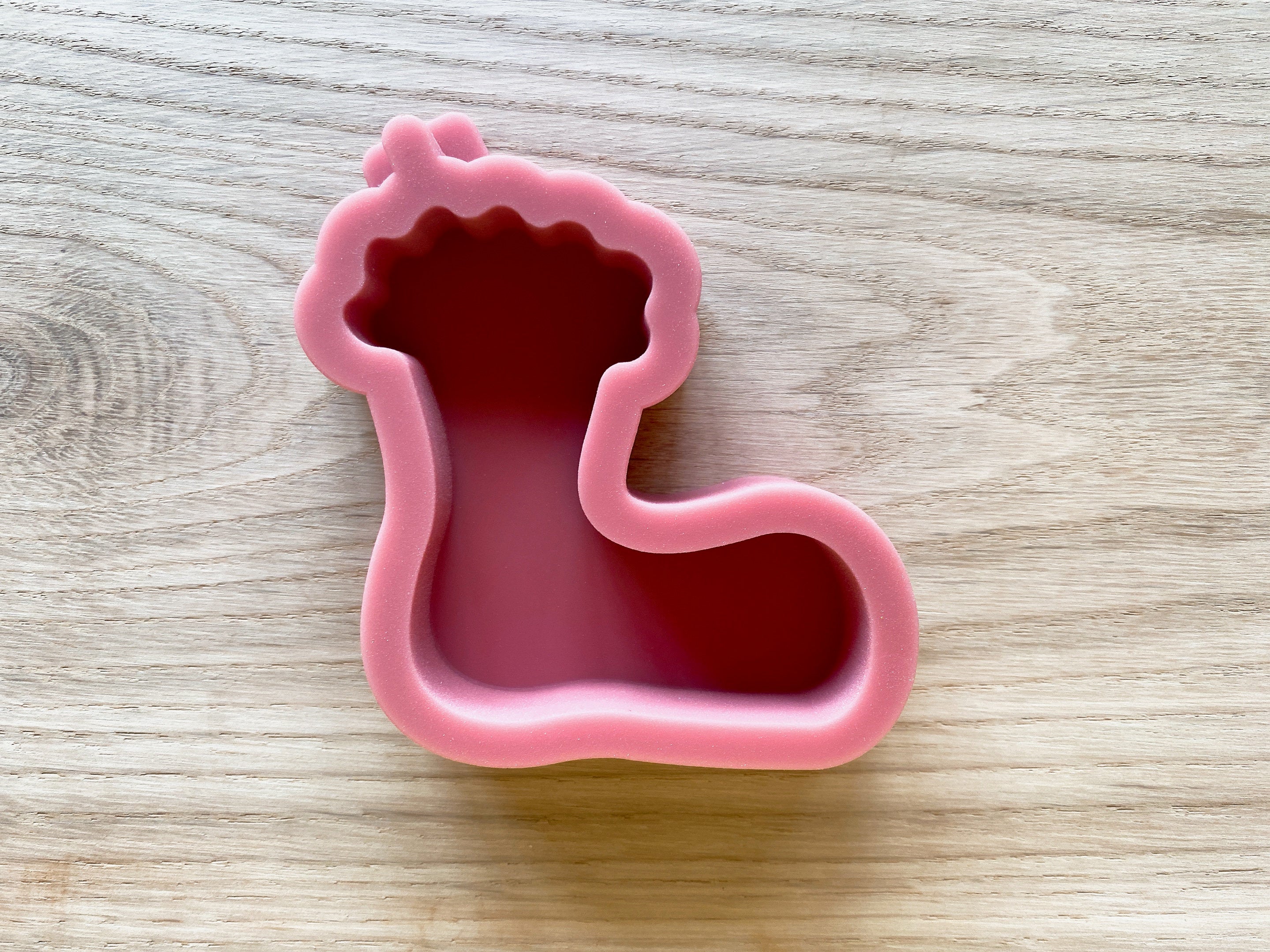 Silikon - Gießform - Stiefel - Weihnachtsstiefel -