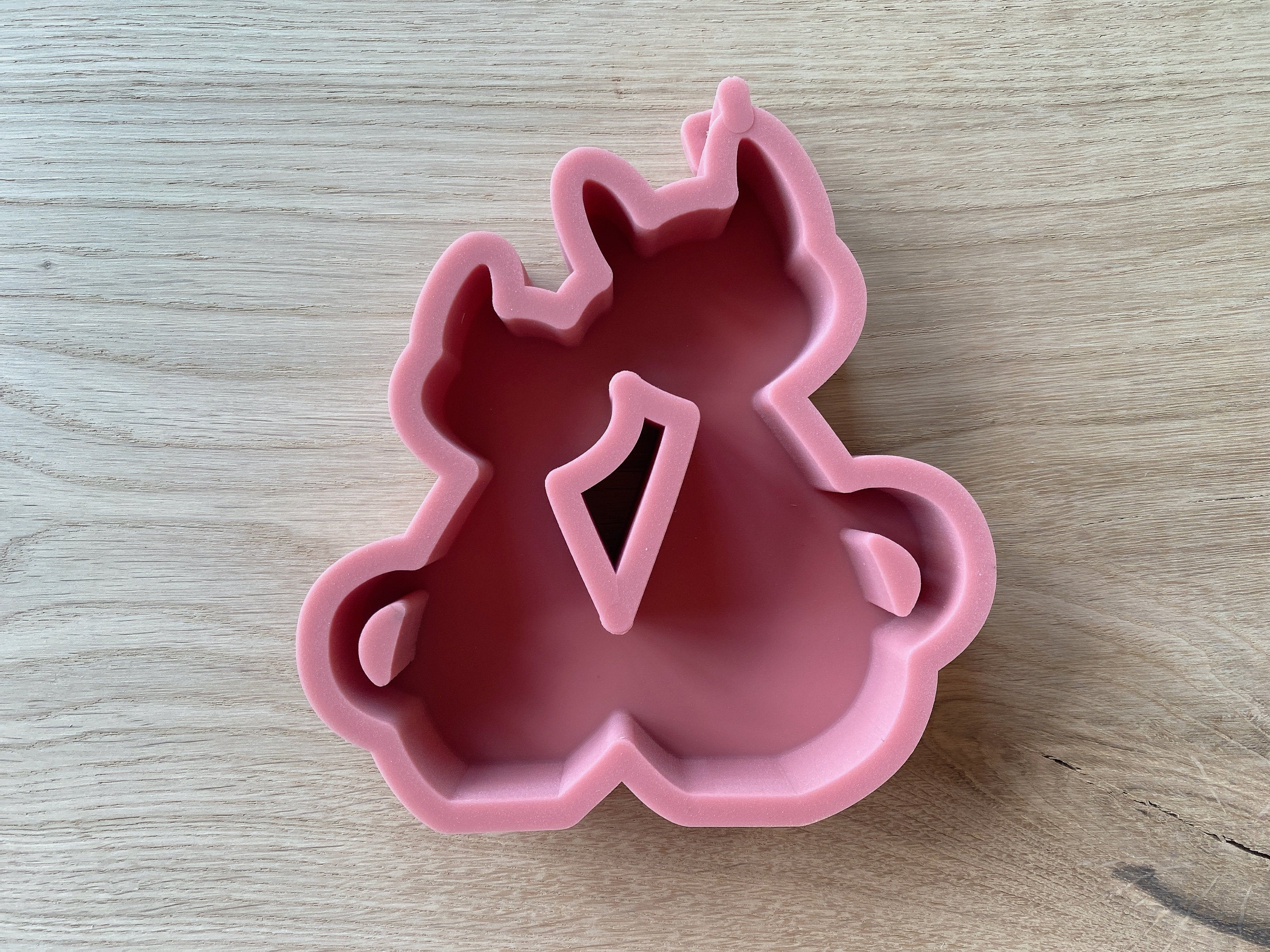 Silikon - Giessform - schmusende Katzen -