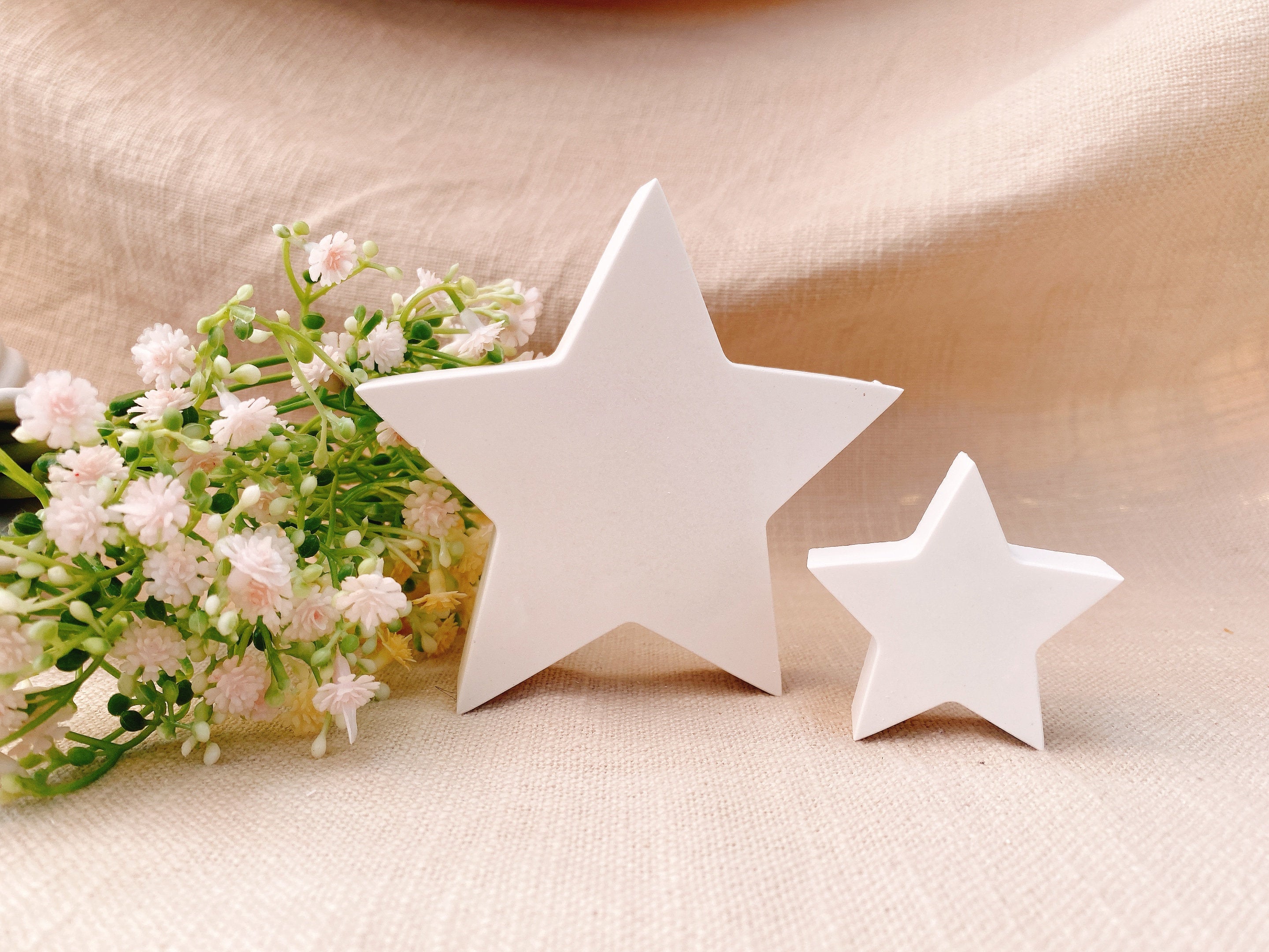 Silikon - Gießform - Stern - Sterne - Weihnachtssterne