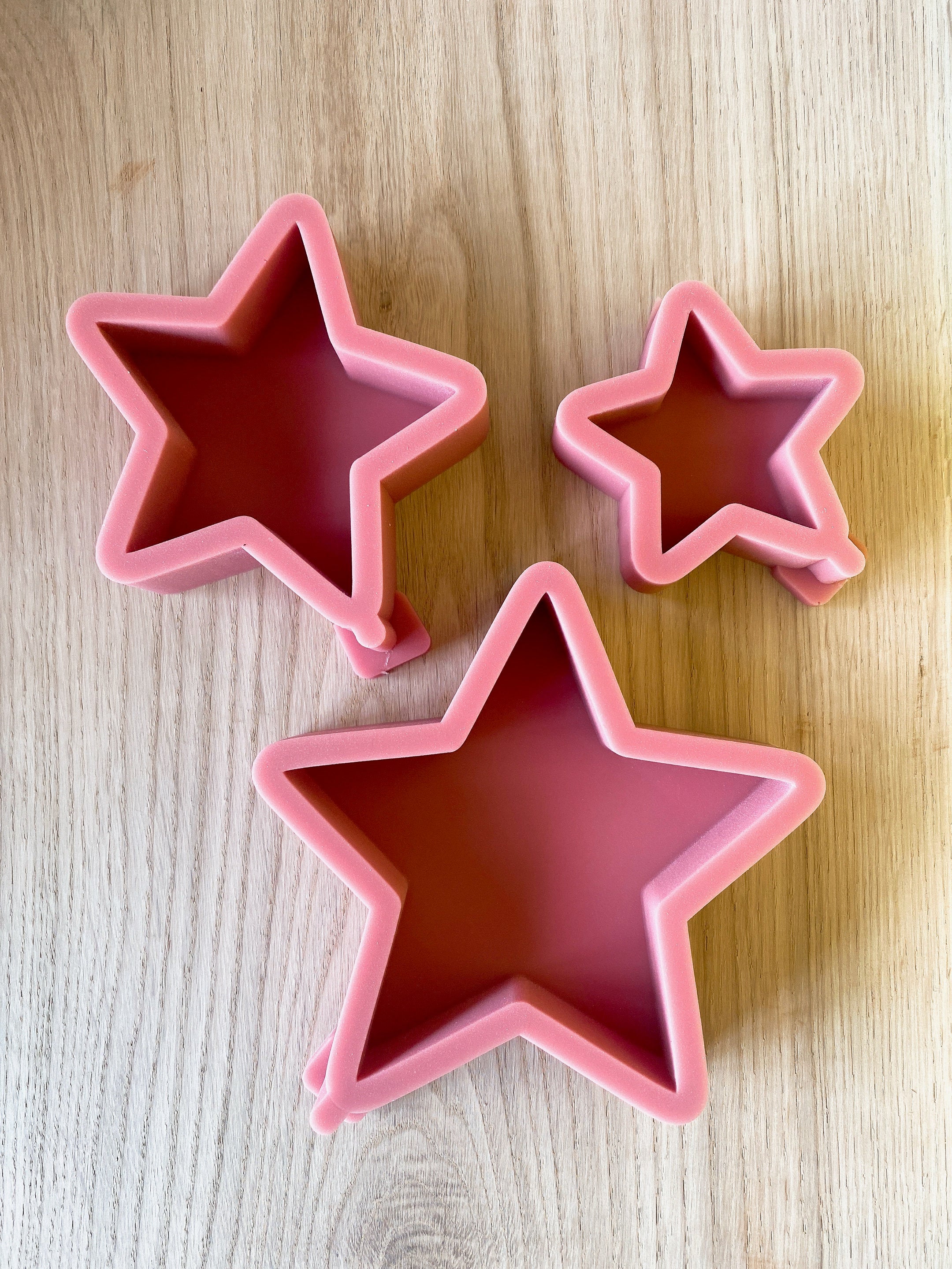 Silikon - Gießform - Stern - Sterne - Weihnachtssterne