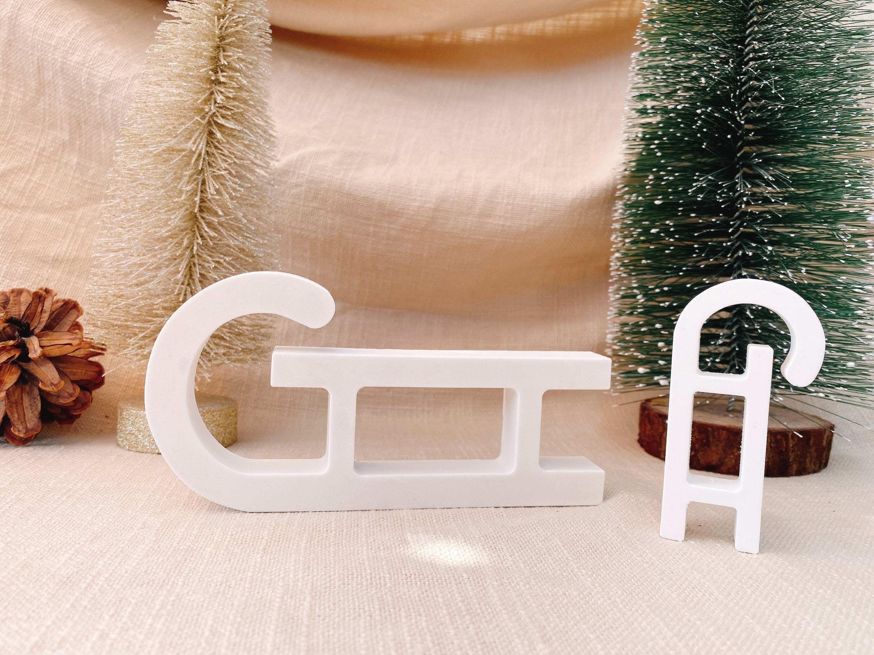 Silikon - Giessform - Schlitten - Weihnachtsschlitten -