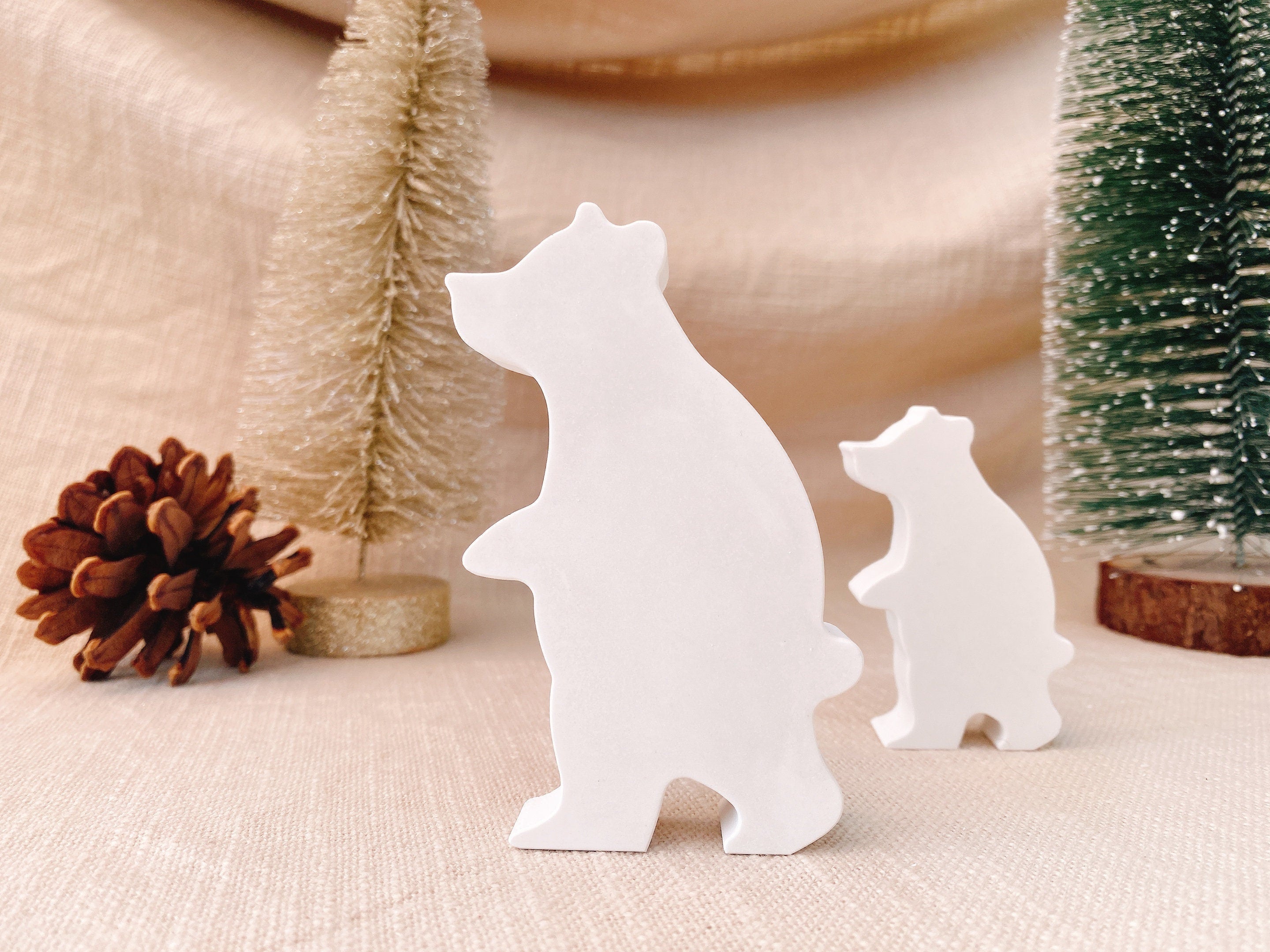 Silikon - Giessform - Eisbär - Weihnachten