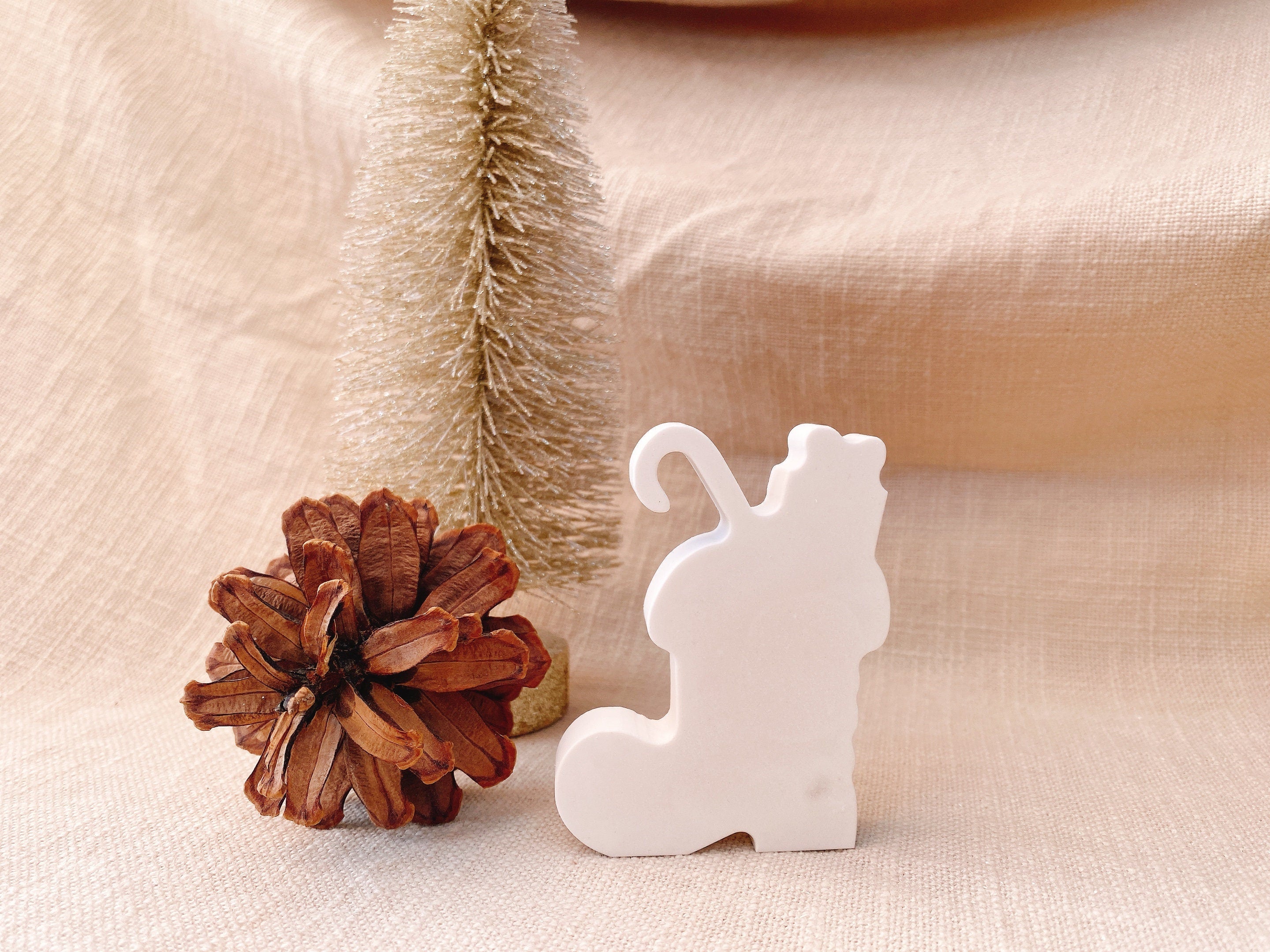 Silikon - Gießform - gefüllter Stiefel - Weihnachtsstiefel - Stiefel